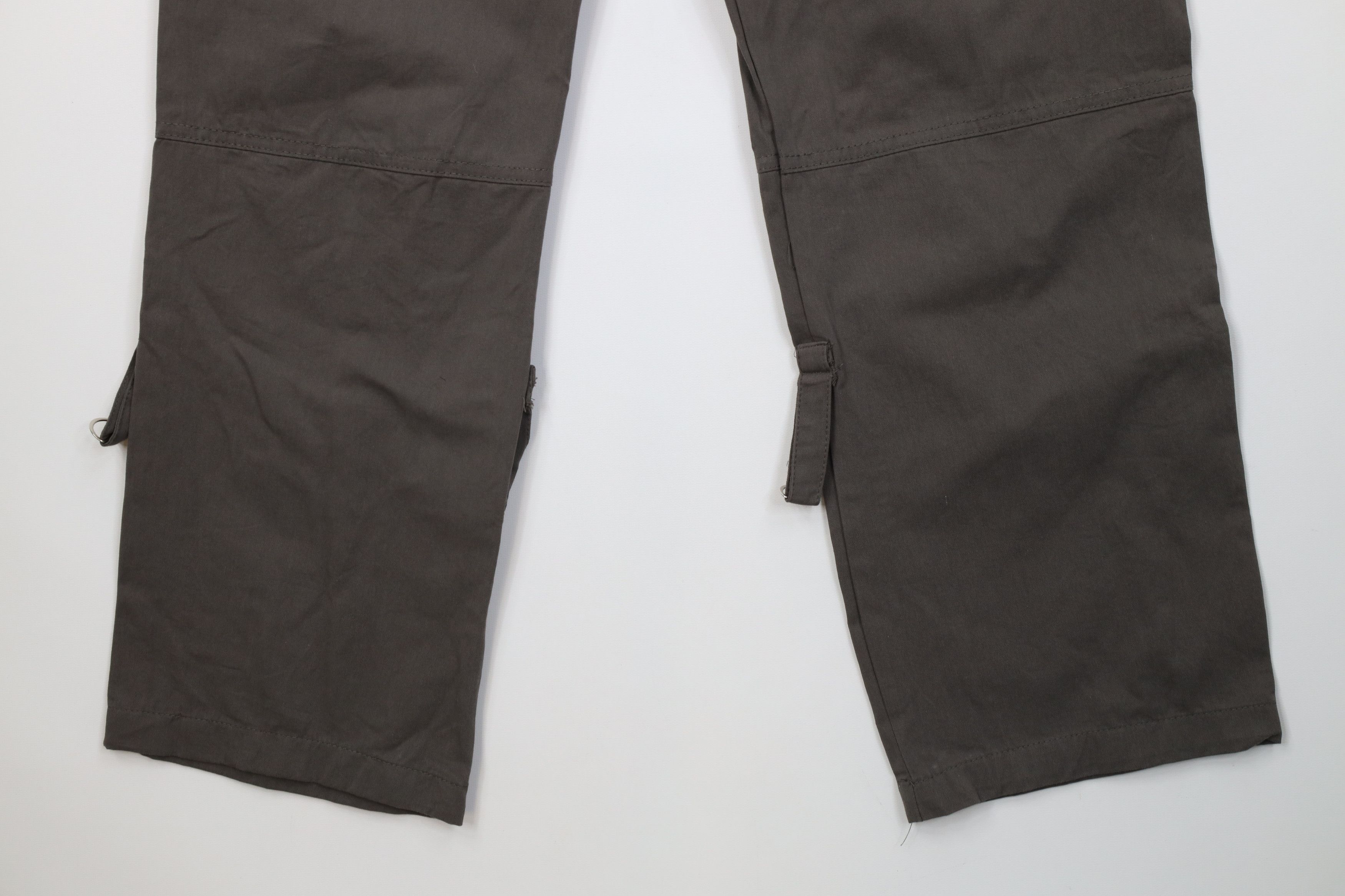 Vintage Vintage Y2K Grunge Goth Baggy Strap Cargo Pants Gray Size 30" / US 8 / IT 44 - 11 Thumbnail