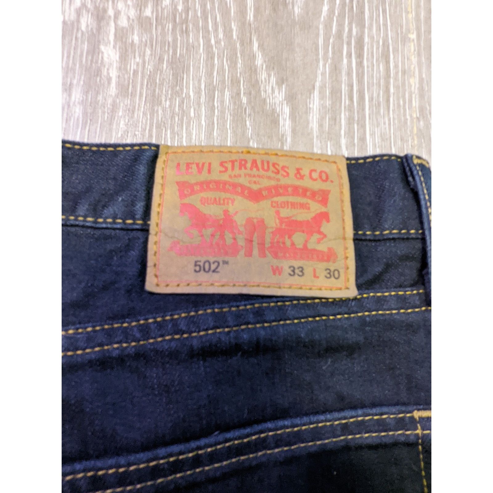 Levi's Levi's Dark Wash Denim Jeans Size US 33 - 3 Thumbnail