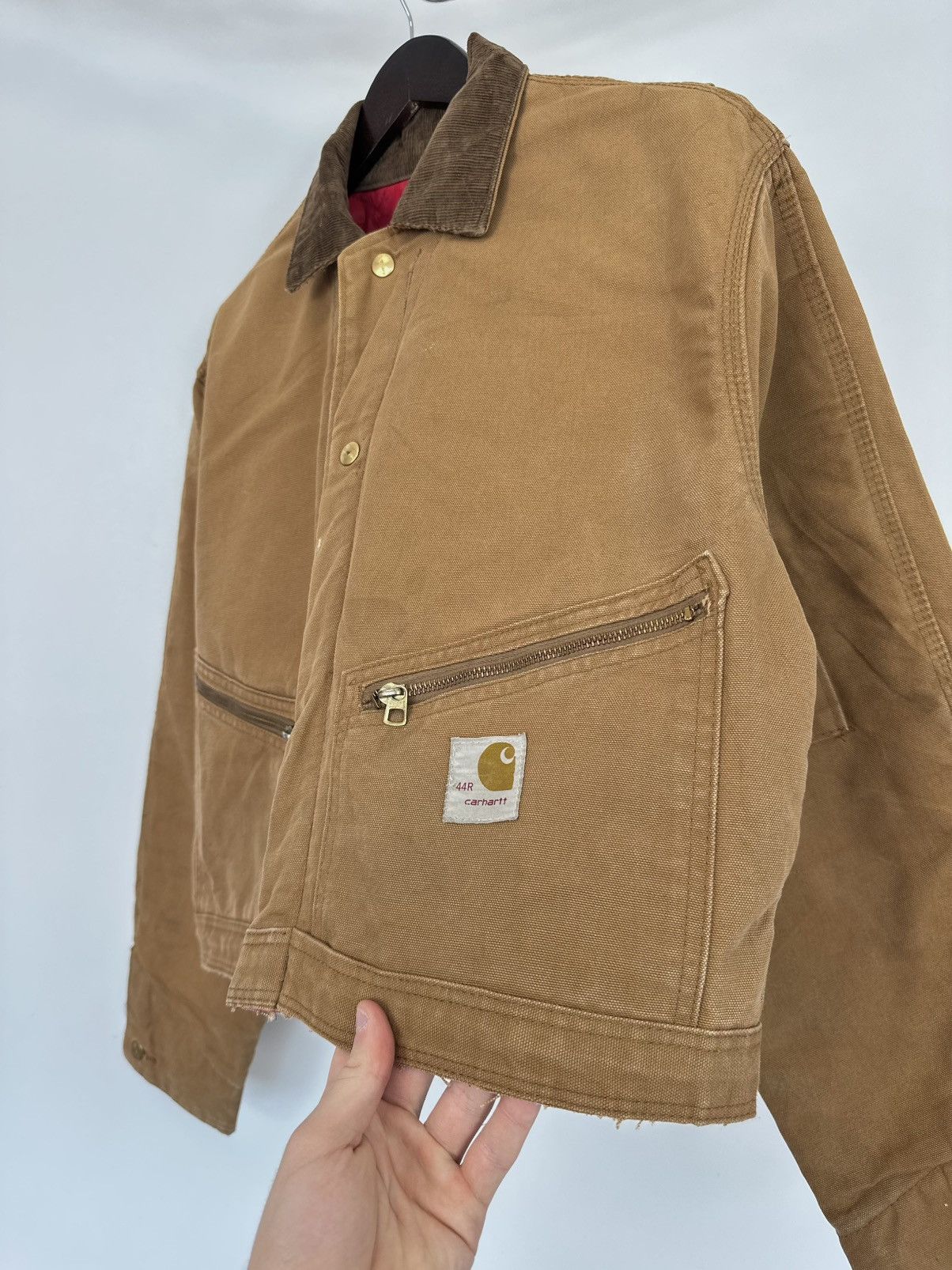 Carhartt Vintage 70s Carhartt USA Cropped Boxy Baggy Detroit Jacket Size US M / EU 48-50 / 2 - 3 Thumbnail