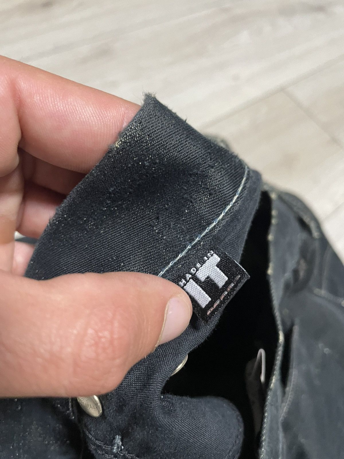 Versace Jeans Couture Vintage Trashed Gianni Versace Monogram Jeans Size US 38 / EU 54 - 17 Thumbnail
