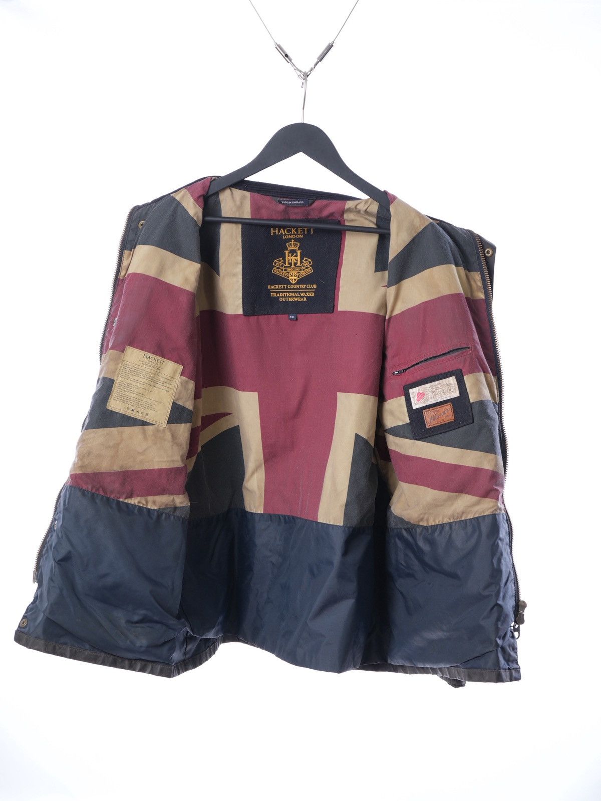 Hackett Hackett London England Wax Jacket Millerain size XXL Size US XXL / EU 58 / 5 - 10 Thumbnail