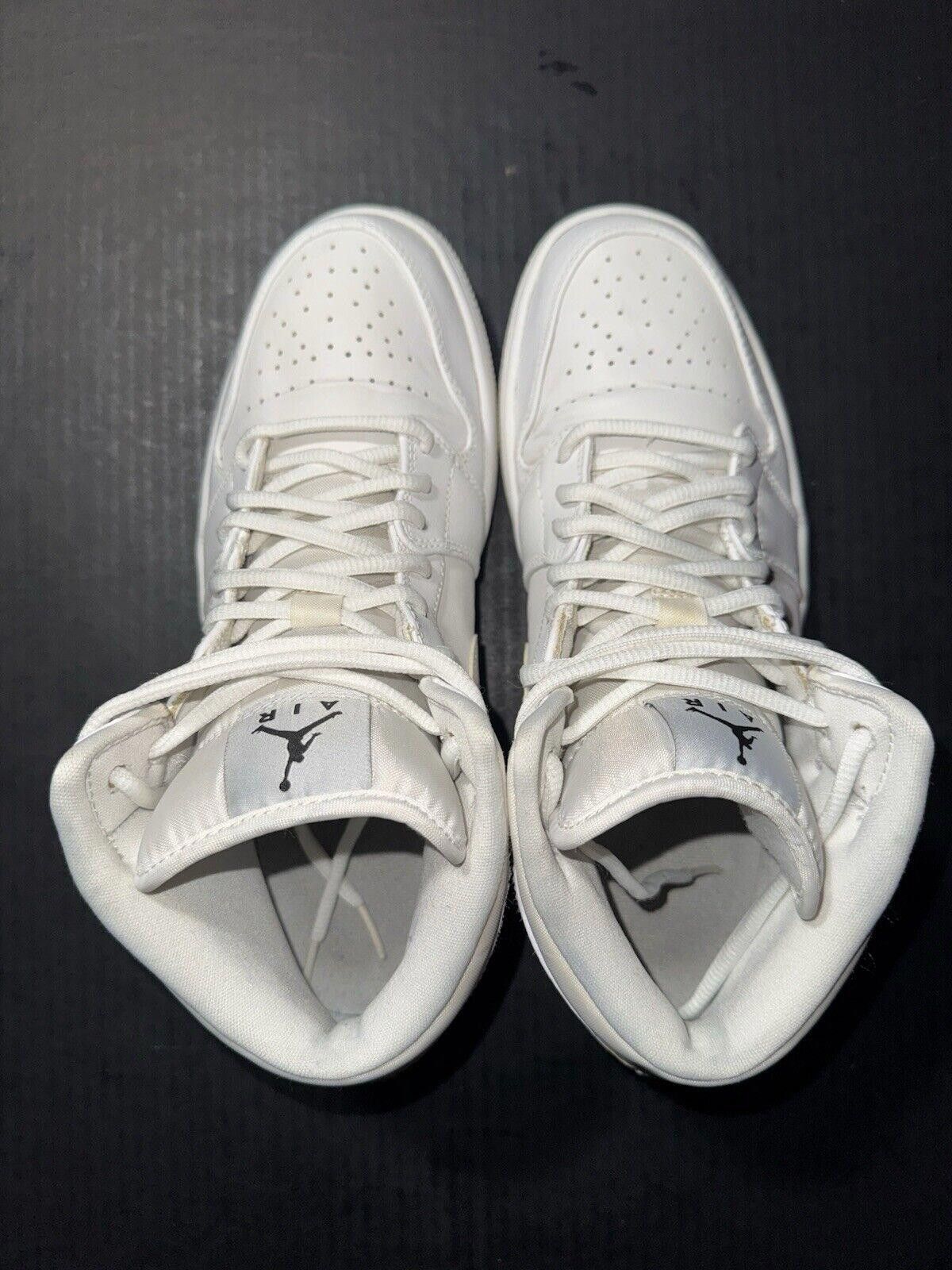 Jordan Brand Nike Air Jordan 1 Retro Mid 'White' - 554724-110 - Size 9.5 Size US 9.5 / EU 42-43 - 8 Thumbnail