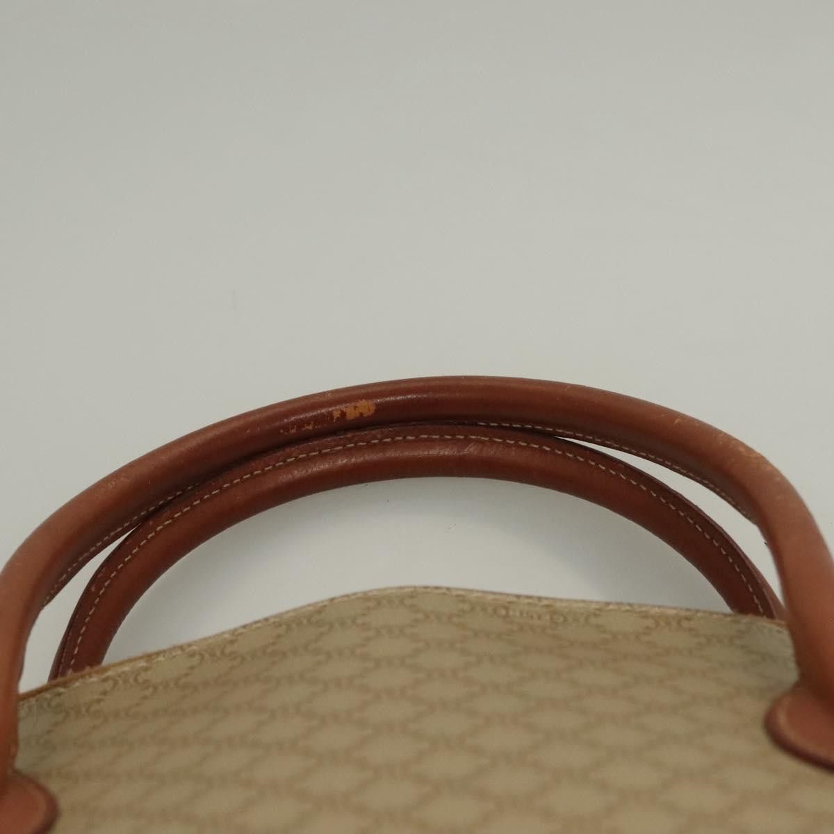 Celine CELINE Macadam Canvas Hand Bag Pvc Beige Gold Size ONE SIZE - 8 Thumbnail