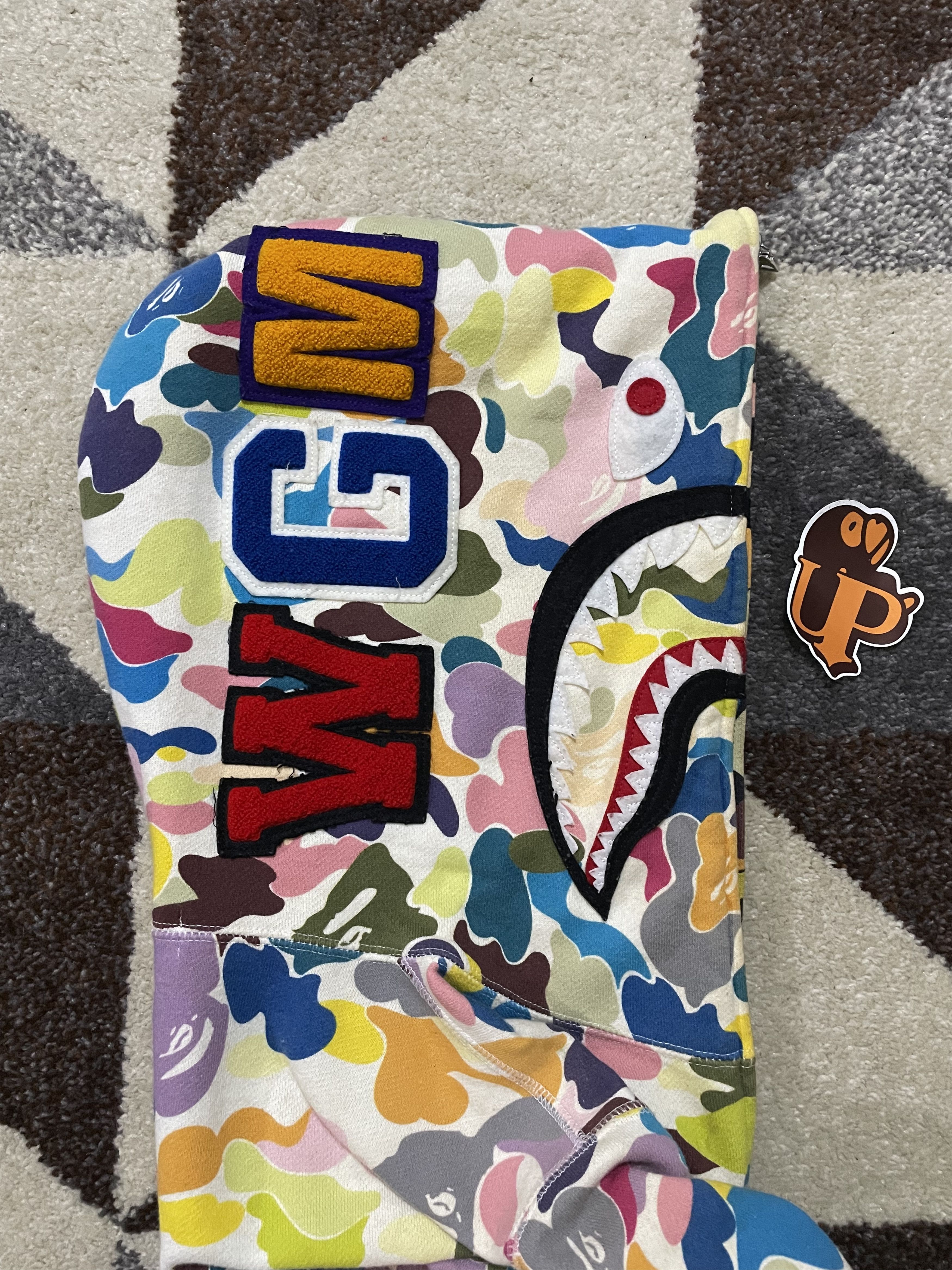Bape Bape Multi Camo Split Shark Fullzip Hoodie Size US M / EU 48-50 / 2 - 3 Thumbnail