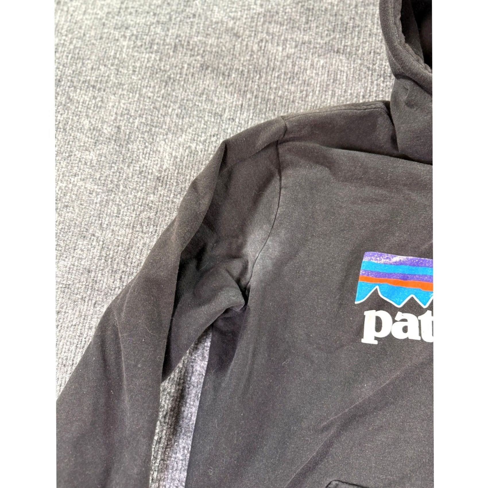 Patagonia Patagonia Hoodie Mens M Black Fitz Roy Horizons Logo Pullover Graphic Sweatshirt Size US M / EU 48-50 / 2 - 4 Thumbnail