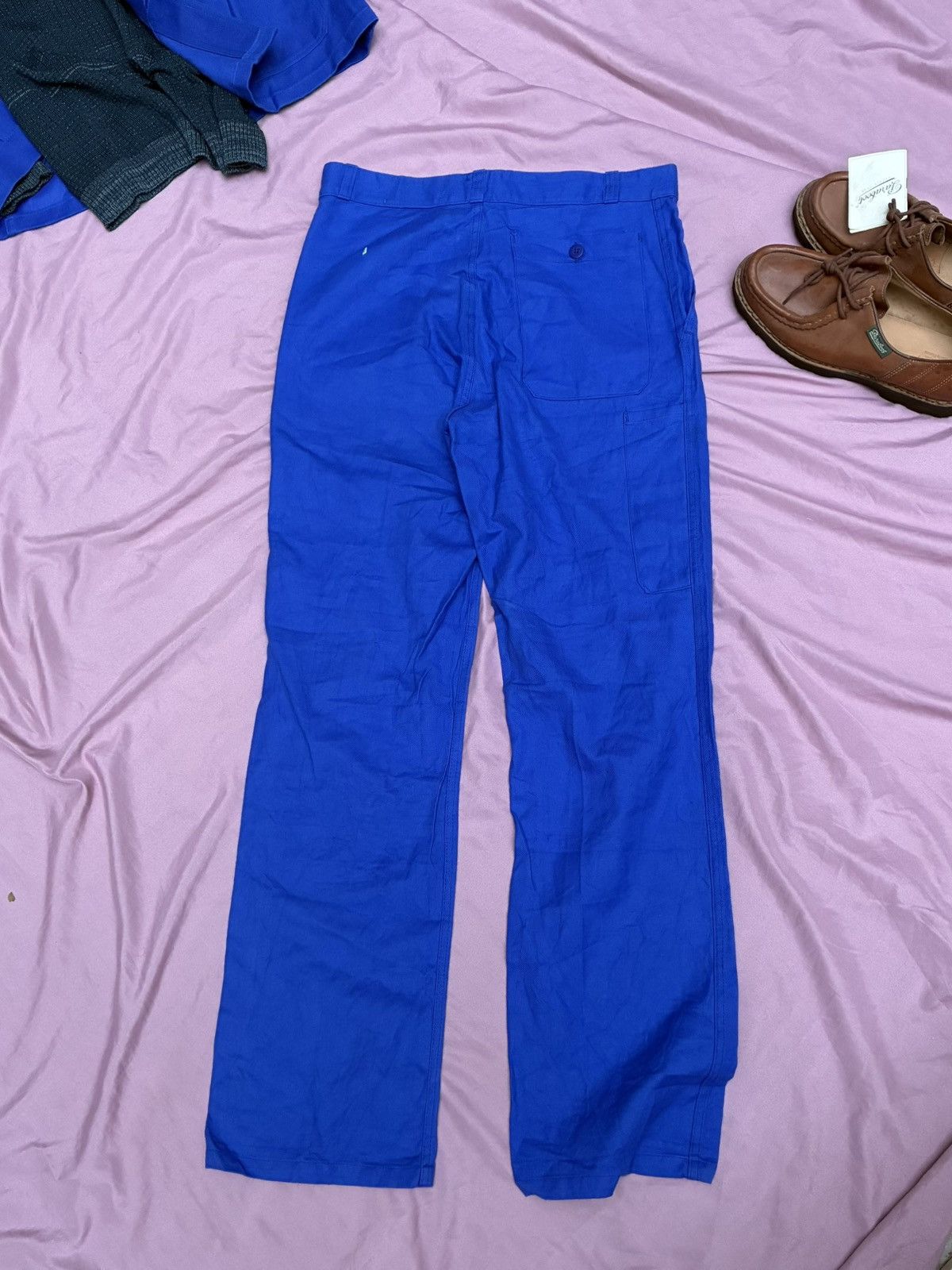 Other MADE IN FRANCE GENUINE BLUE CHORE PANTS Size US 34 / EU 50 - 10 Thumbnail
