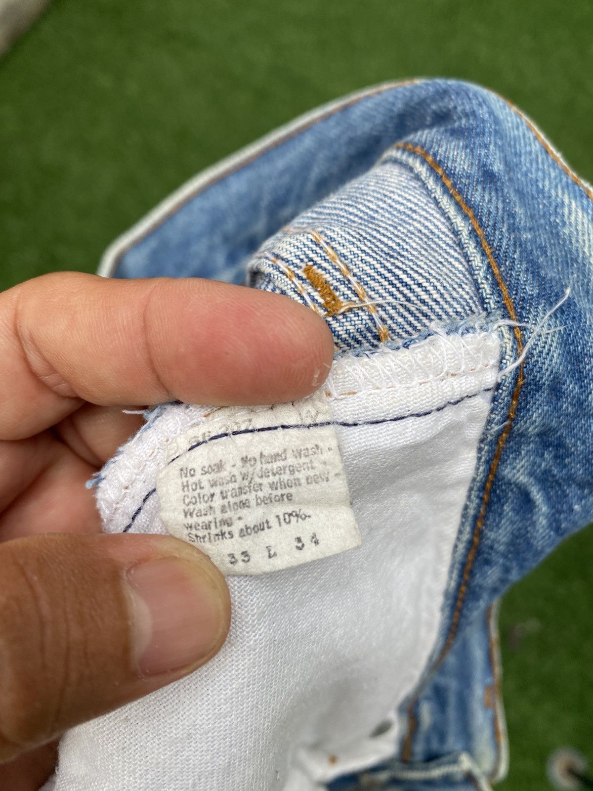 Levi's Vintage Clothing W33x28 Vintage levi's 501 redline made in USA Size US 33 - 8 Thumbnail