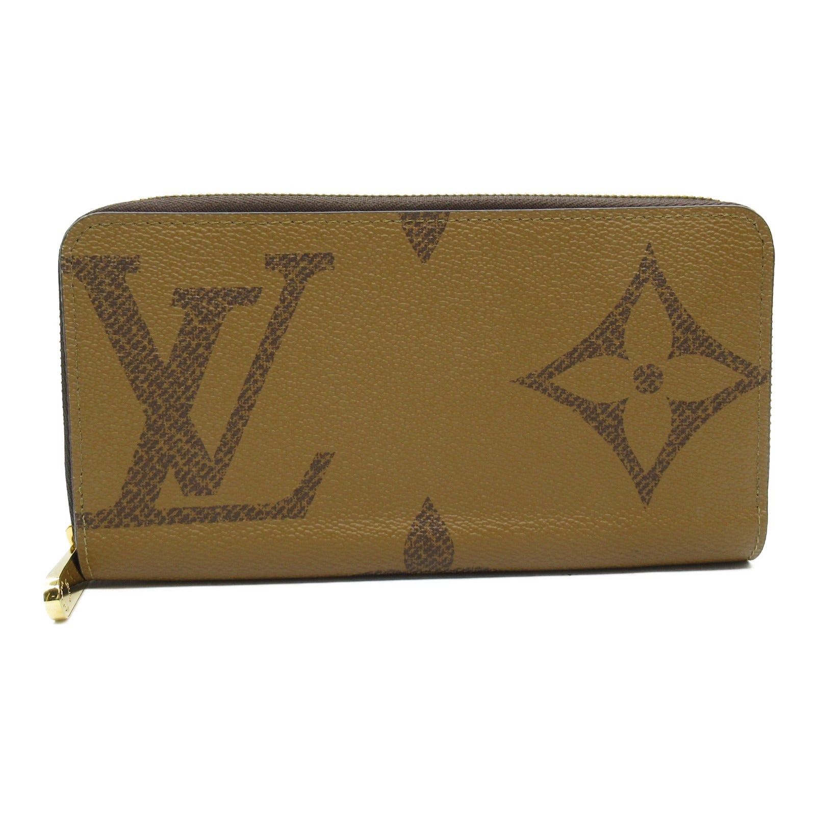 Louis Vuitton Louis Vuitton Zippy Wallet Round Long Zipper Coated Canvas Monogram Giant Reverse Brown Size ONE SIZE - 1 Thumbnail