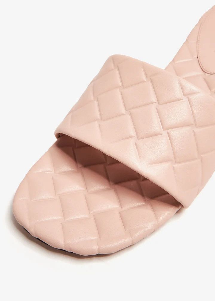 Bottega Veneta o1s1rm1025 Amy Flat Mules in Pink Size US 10 / IT 40 - 2 Thumbnail