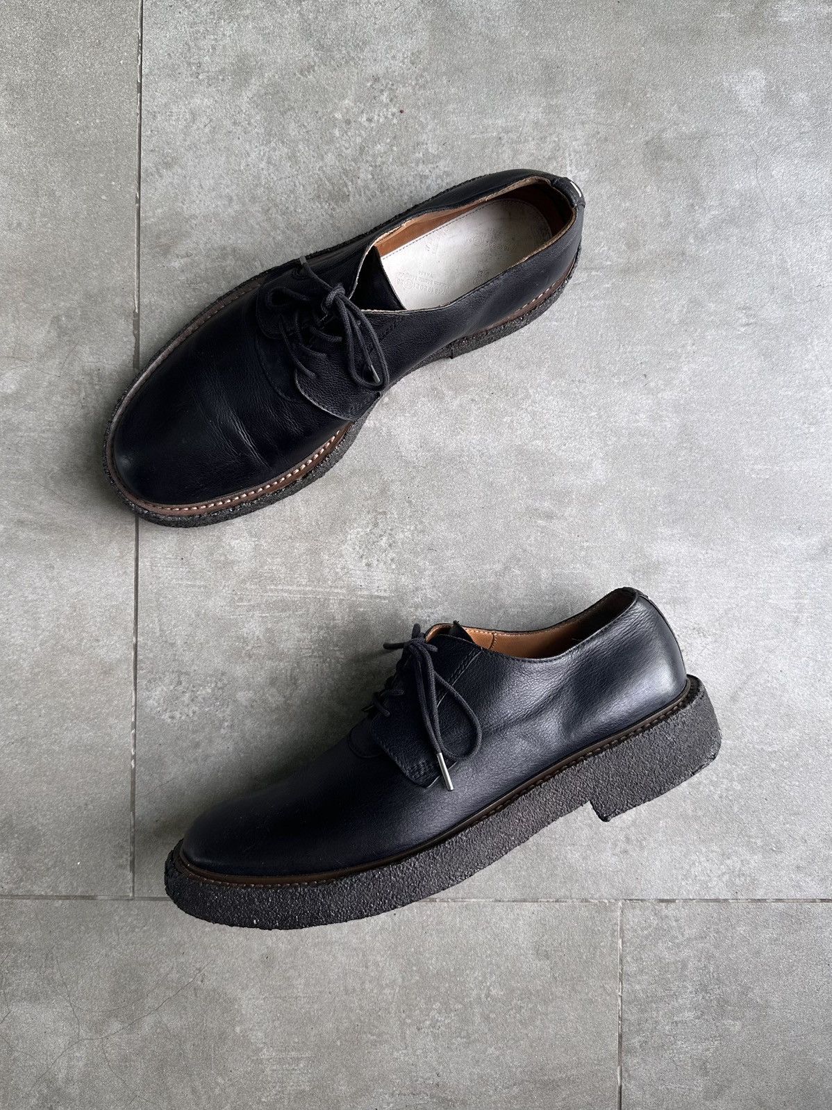 Maison Margiela AW14 CREPE SOLE DERBY SHOES Size US 10 / EU 43 - 7 Thumbnail
