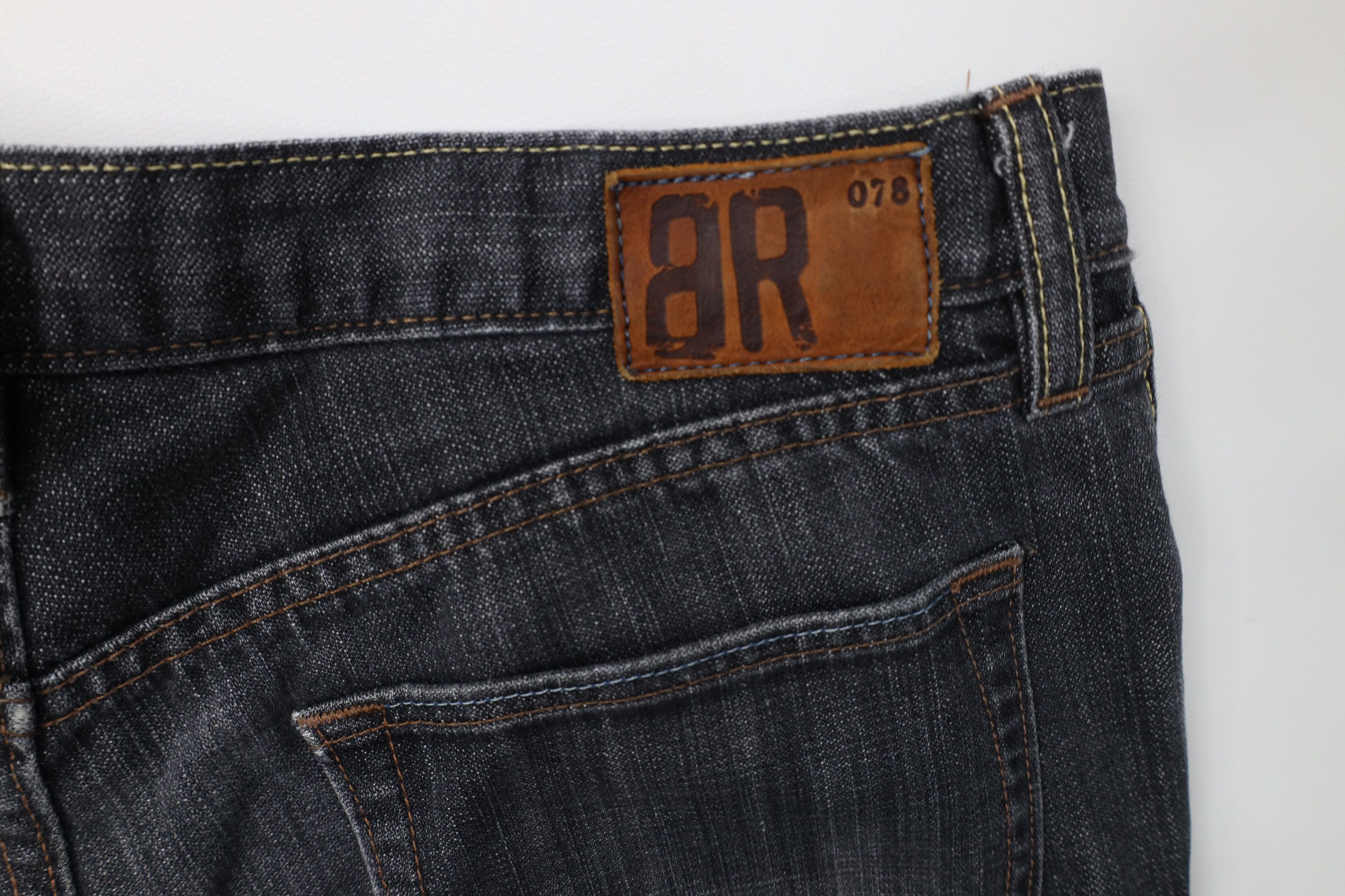 Banana Republic Vintage Y2K Banana Republic Wide Leg Denim Jeans Black Size US 34 / EU 50 - 15 Thumbnail