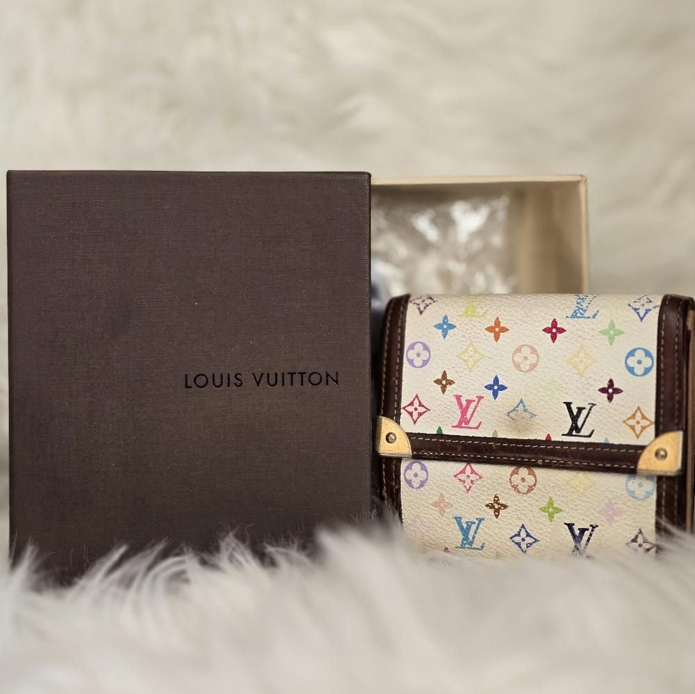 Louis Vuitton Louis Vuitton Monogram Multicolor Portefeiulle Elise Trifold Size ONE SIZE - 2 Thumbnail