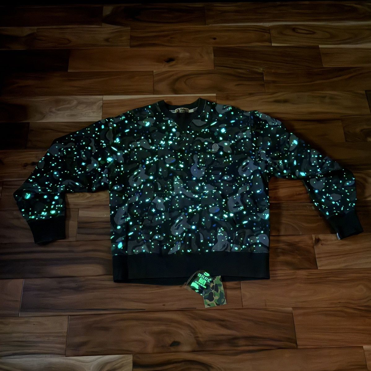 Bape Bape Space Camo Crewneck Size L Size US L / EU 52-54 / 3 - 3 Thumbnail