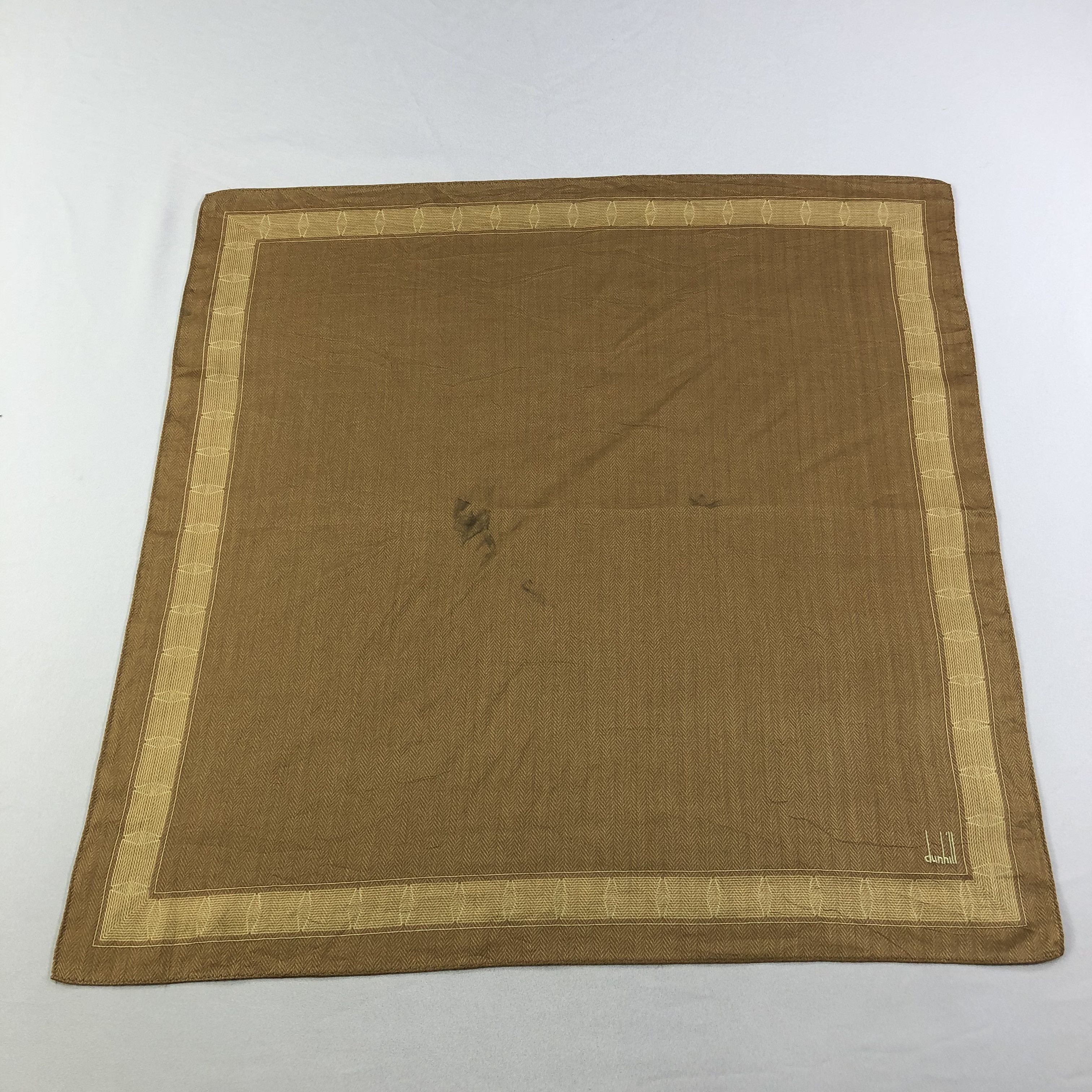 Alfred Dunhill × Vintage Dunhill Handkerchief Neckerchief Bandana H2052 Size ONE SIZE - 2 Thumbnail