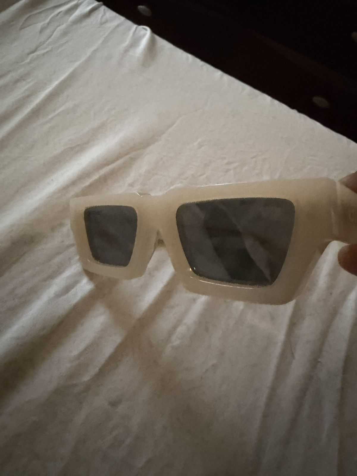 Off-White OFF-WHITE Marfa Rectangle Frame Sunglasses Size ONE SIZE - 4 Thumbnail