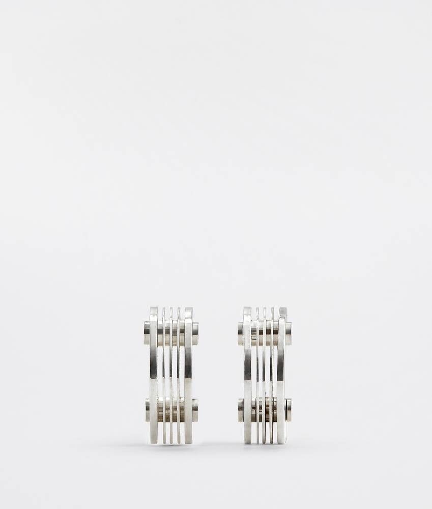 Bottega Veneta o1w1db10525 Size: OS / Bolt Earring in Silver Size ONE SIZE - 2 Thumbnail