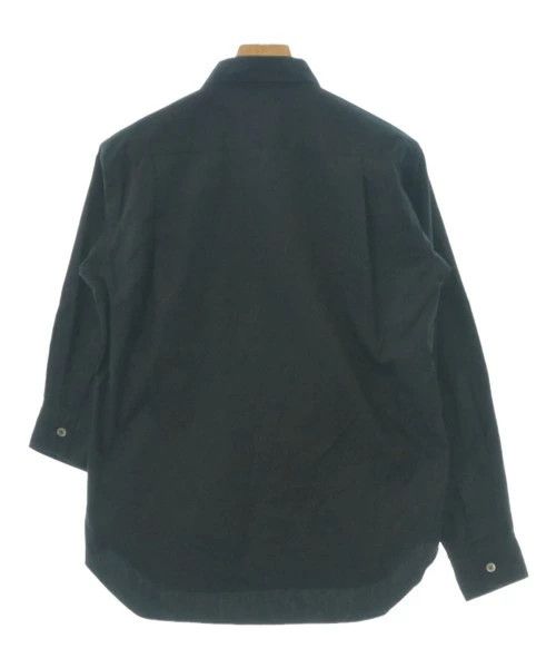Comme des Garcons Homme Plus Shirt Uneven Length Sleeve Plain Button Up Black Size US XS / EU 42 / 0 - 2 Thumbnail