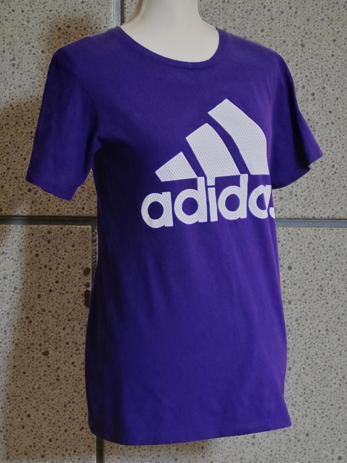 Adidas Adidas Women's Purple Logo T-Shirt Size S/P Size S / US 4 / IT 40 - 4 Thumbnail