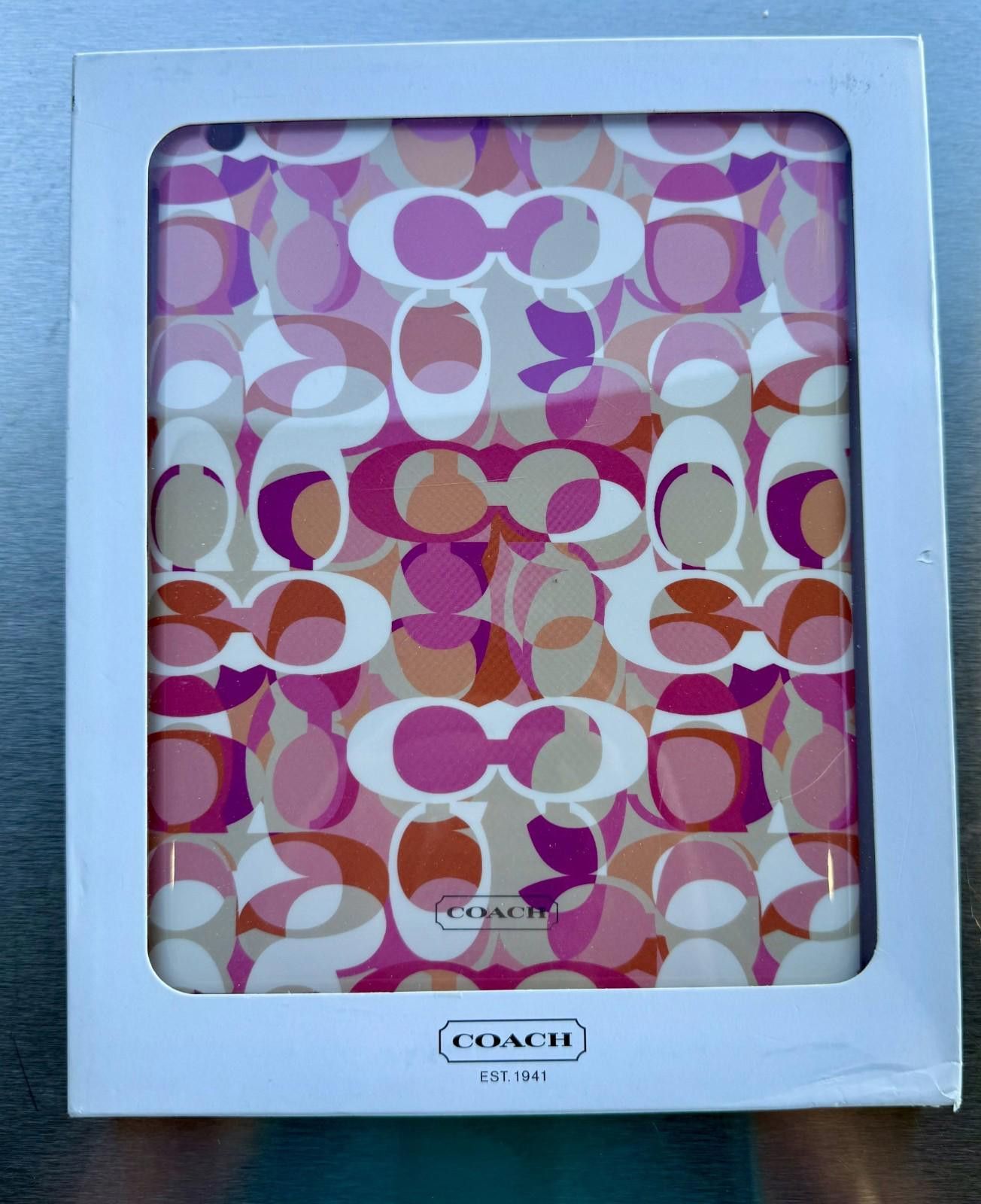 Coach COACH Molded iPAD 2 3 4 Multi-color Pink Orange Cream White Size ONE SIZE - 1 Thumbnail