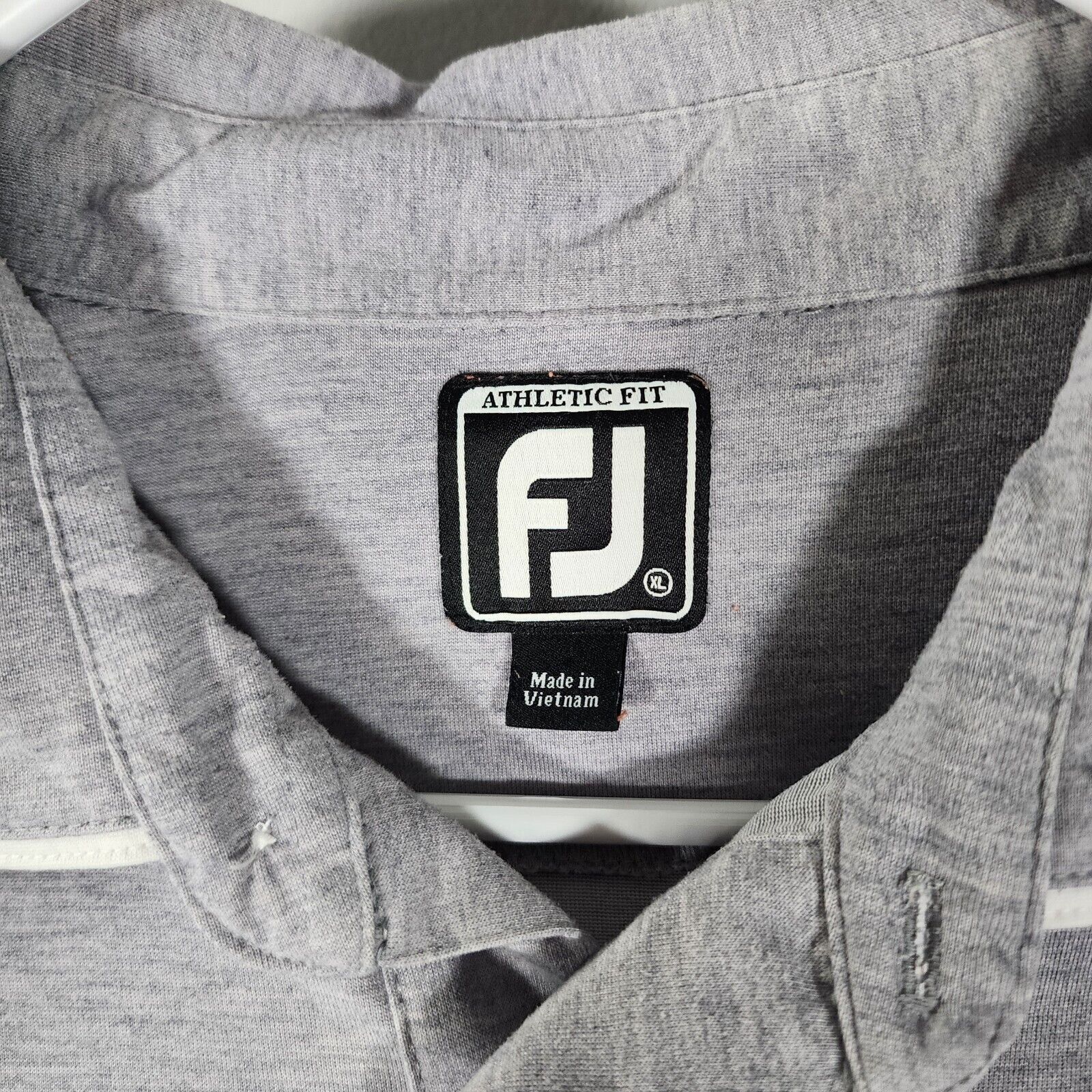 Footjoy FJ Golf Polo Shirt Adult XL Athletic Fit Gray Performance Size US XL / EU 56 / 4 - 4 Thumbnail