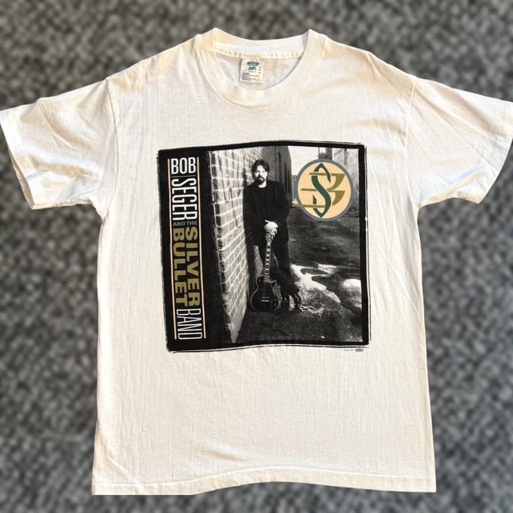 Vintage VINTAGE Bob Seger And The Silver Bullet Band Shirt Sz L 1996 Concert Rock Band T Size US L / EU 52-54 / 3 - 1 Thumbnail