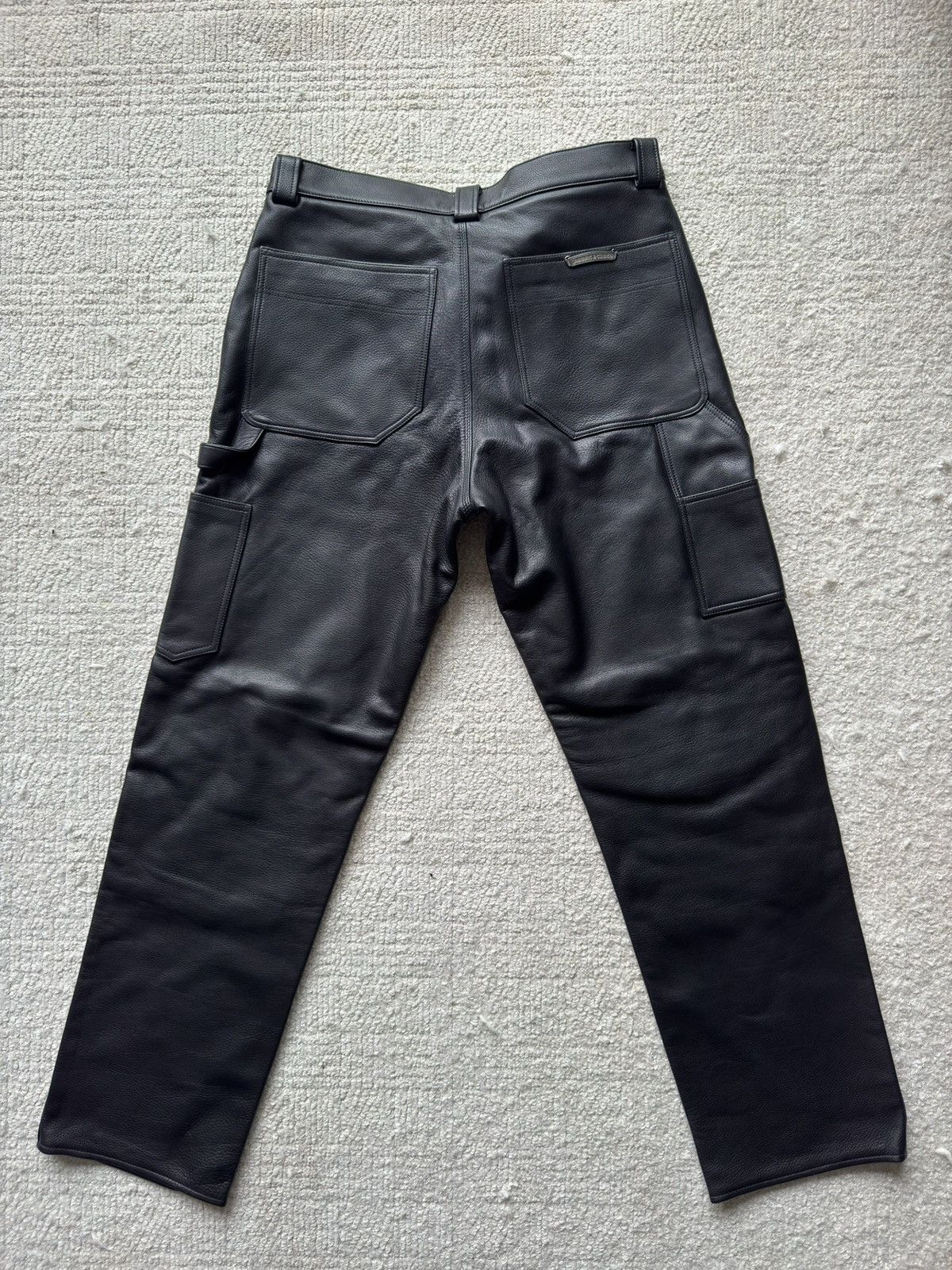 Chrome Hearts CHROME HEARTS black goatskin work pants Size US 33 - 2 Thumbnail