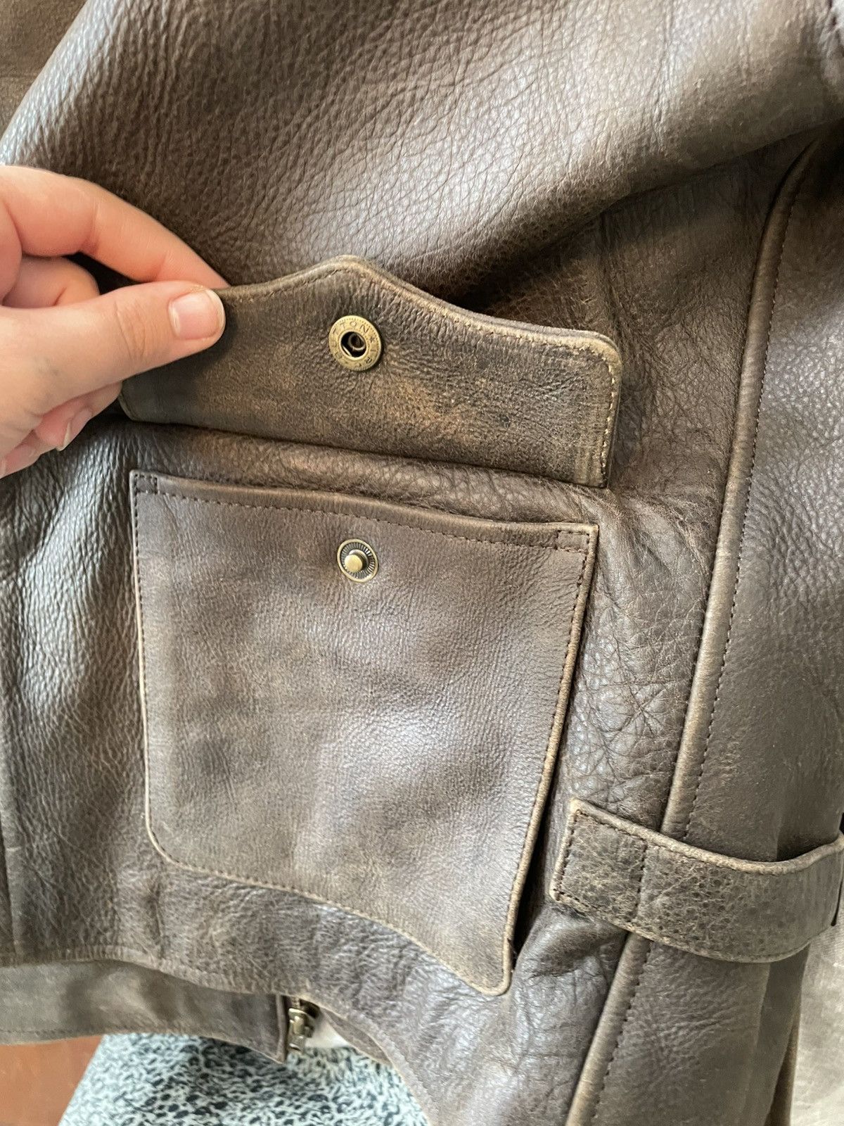 Vintage Indiana Jones Vintage Cowhide Leather Jacket Large. NWOT Size US L / EU 52-54 / 3 - 3 Thumbnail