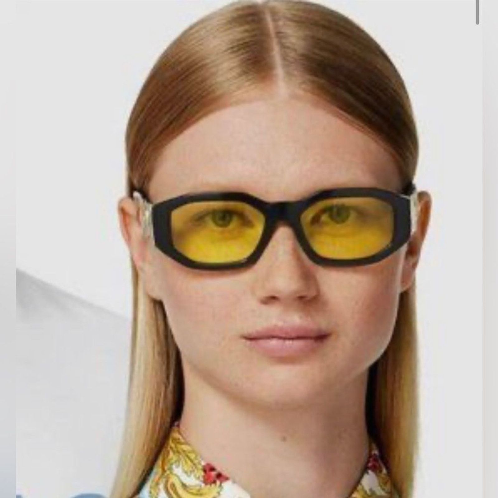 Versace NEW VERSACE VE4361 GB1/85 Black Yellow Unisex