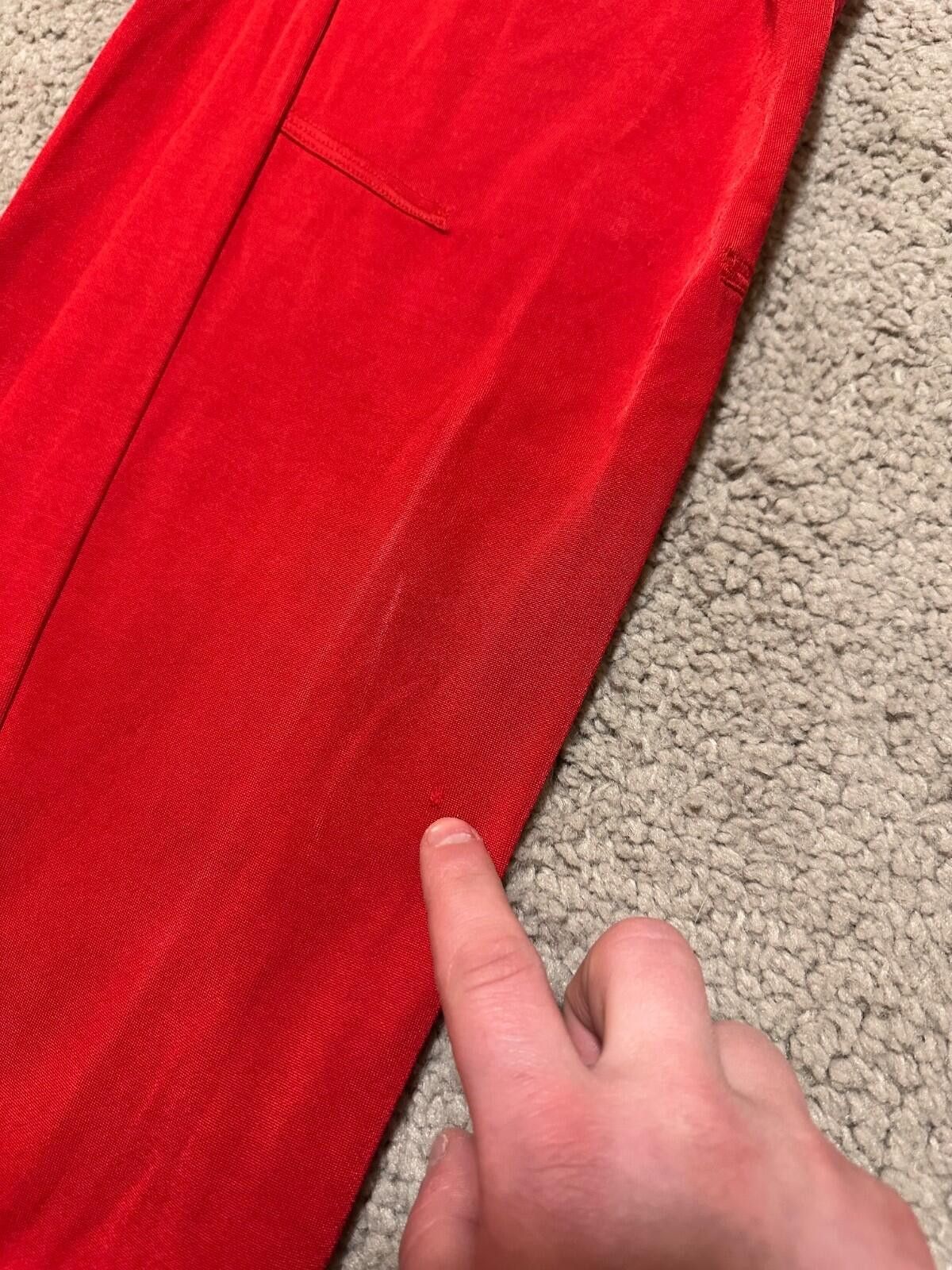 Maison Margiela Maison Margiela MM6 Red Pant Sz S Size 25" / US 0 / IT 36 - 3 Thumbnail