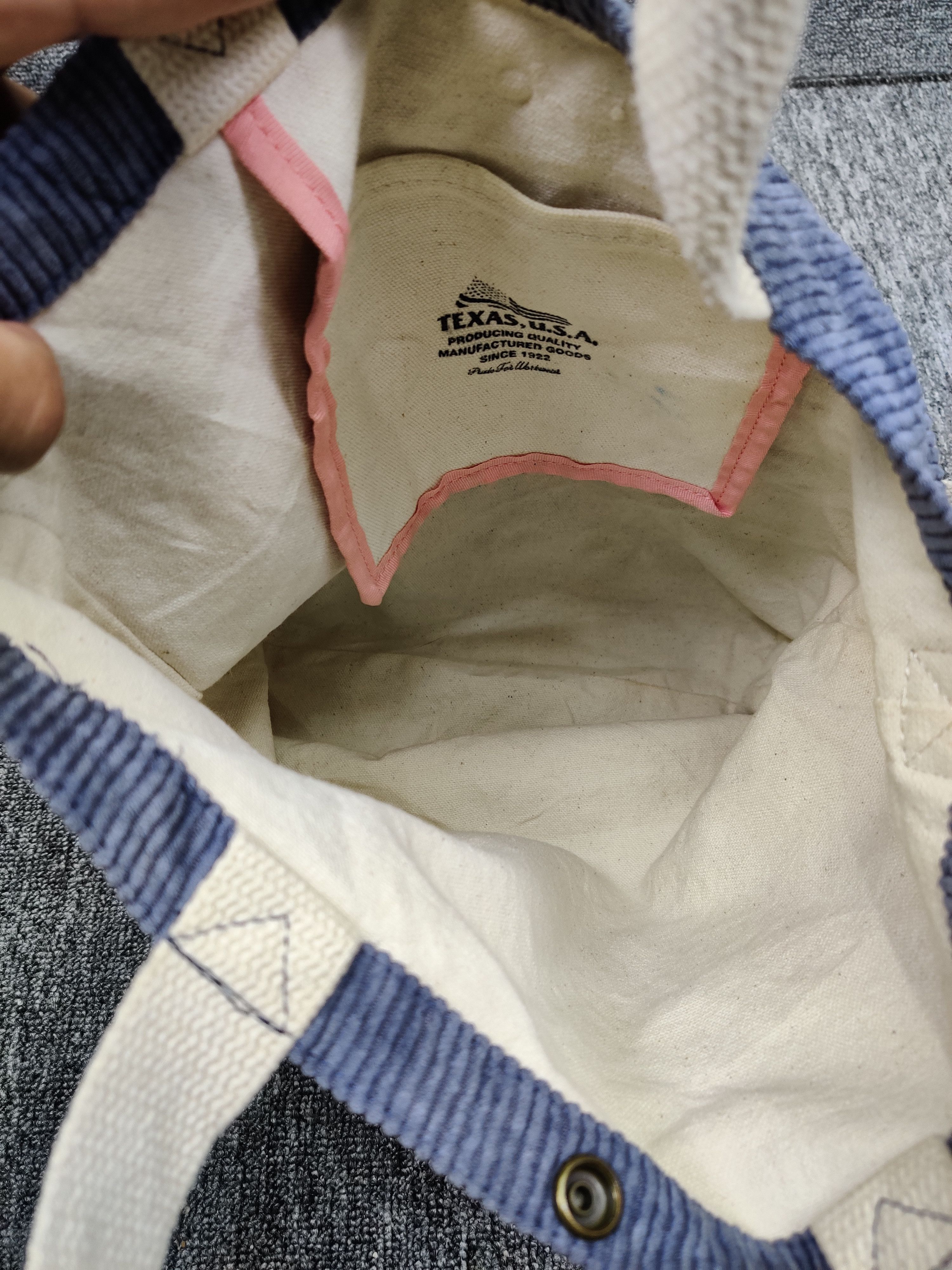 Dickies Vintage Dickies Blue Corduroy 2 way Tote Bag Size ONE SIZE - 5 Thumbnail