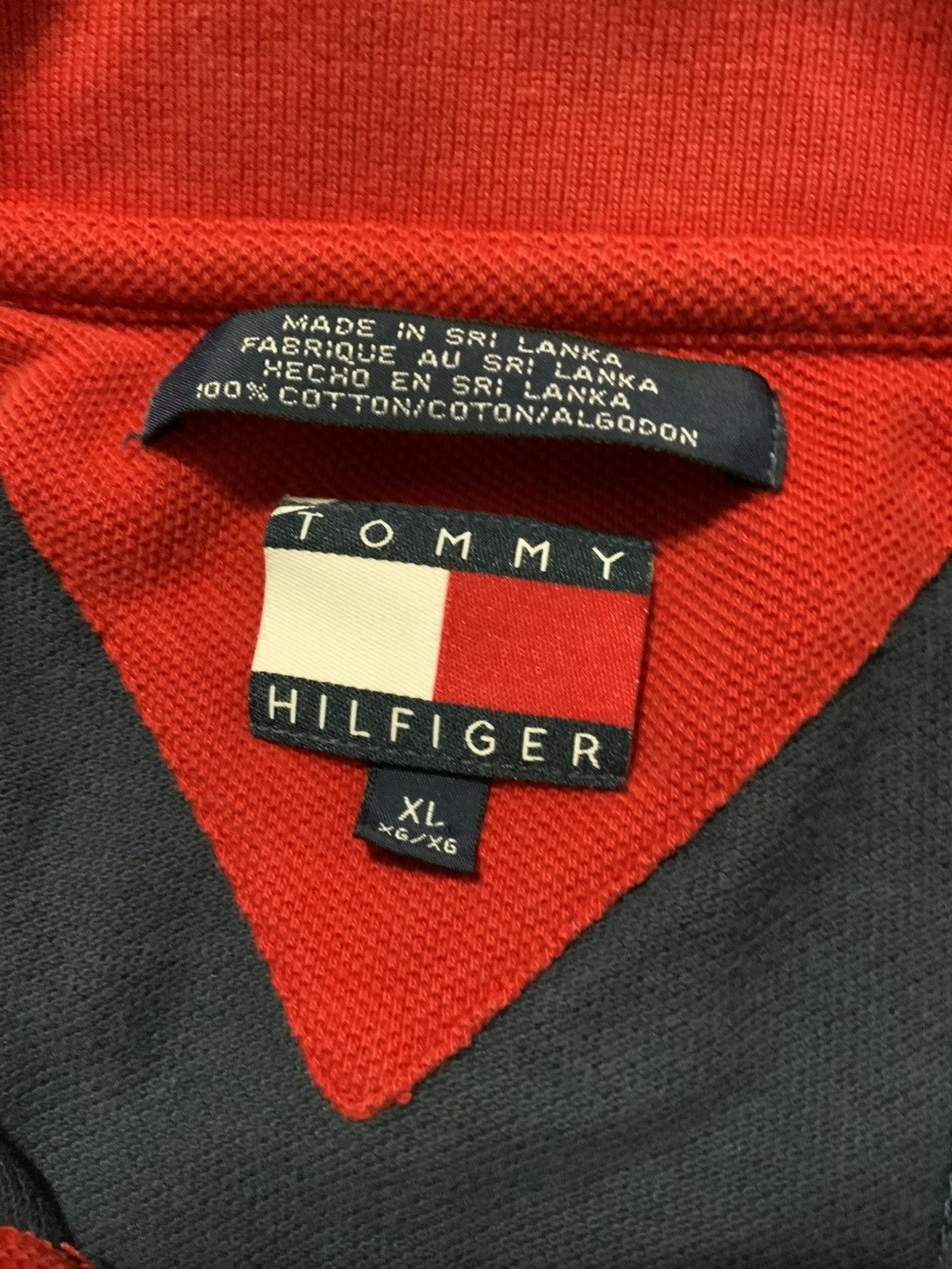 Tommy Hilfiger × Vintage Vintage Tommy Hilfiger Vertical Striped Rugby Polo Shirt Size US XL / EU 56 / 4 - 5 Thumbnail