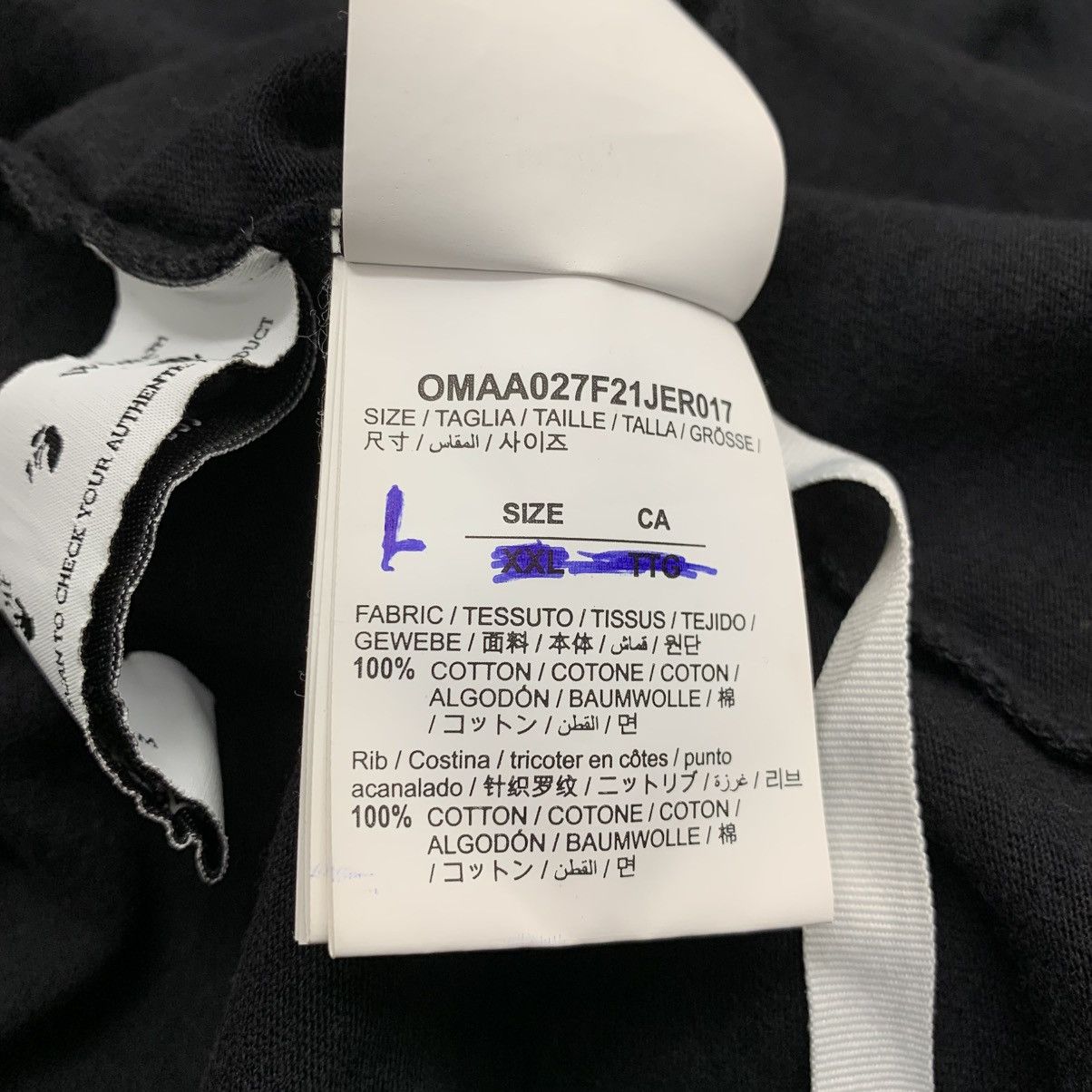 Off-White Off White Large Tee Acrylic Arrows Black T-Shirt Virgil Size US L / EU 52-54 / 3 - 6 Thumbnail