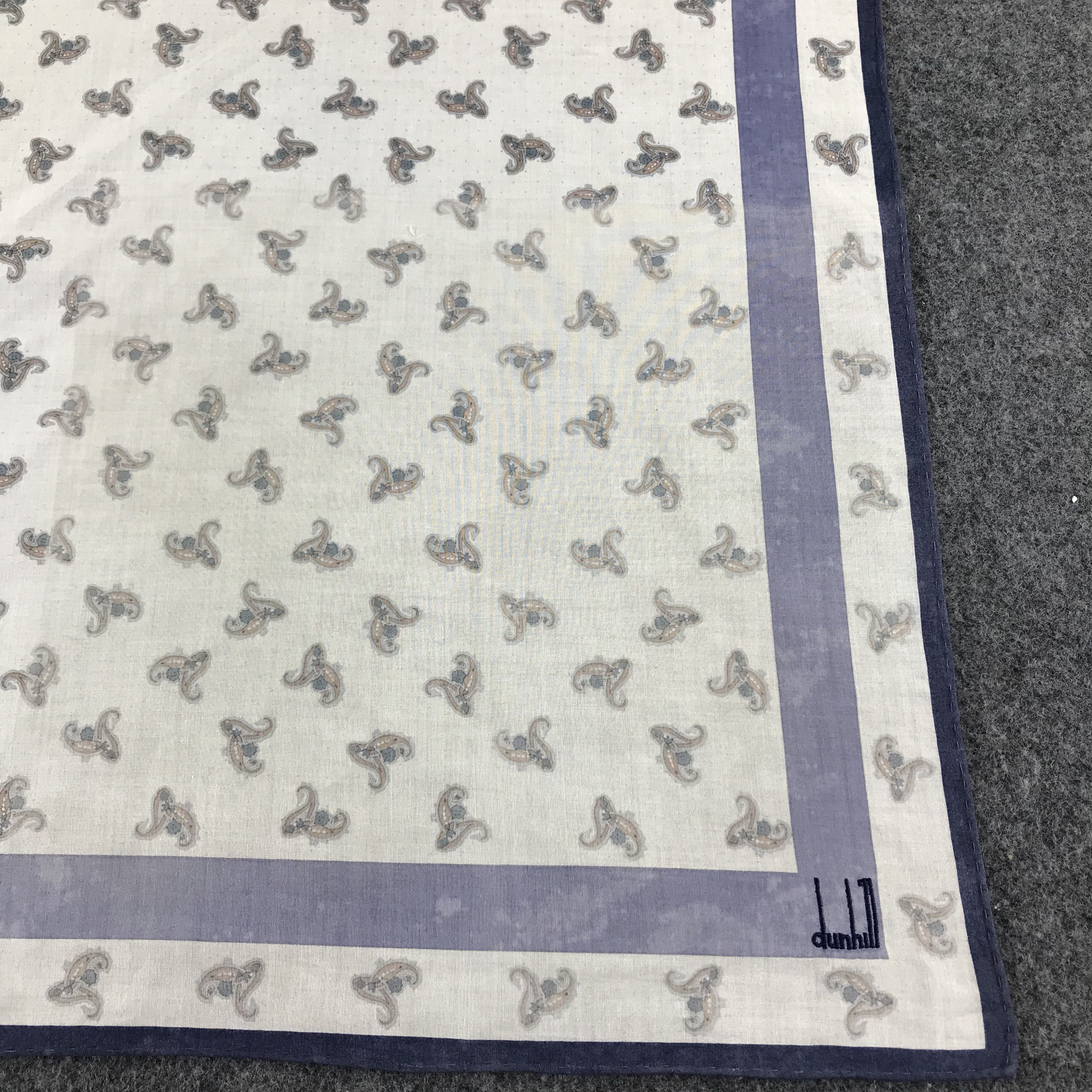 Alfred Dunhill Dunhill Handkerchief Neckerchief Bandana H484 Size ONE SIZE - 6 Thumbnail