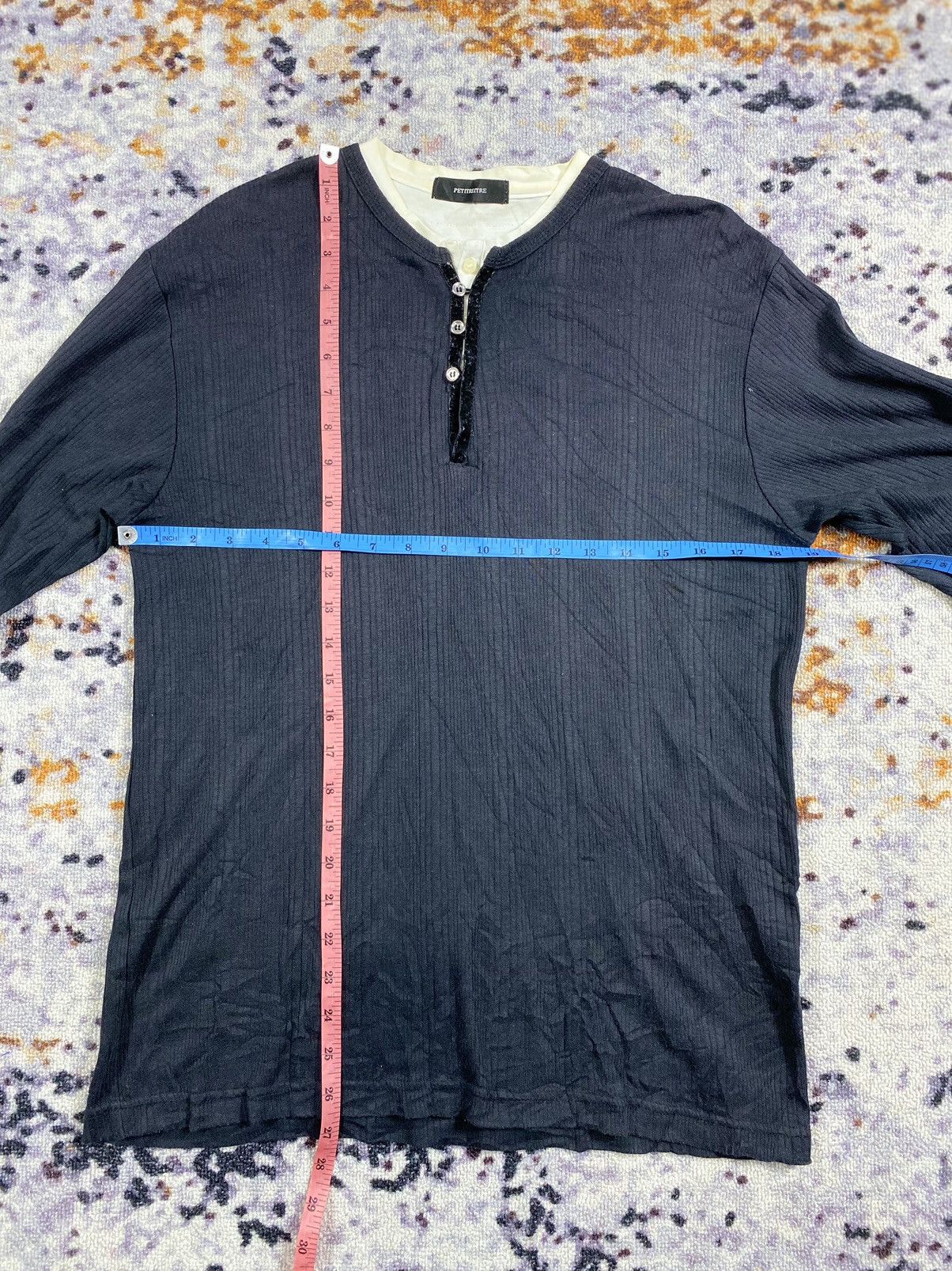 If Six Was Nine × Japanese Brand × Le Grande Bleu (L.G.B.) Petitreitre double layer western style longsleeve Size US L / EU 52-54 / 3 - 8 Thumbnail