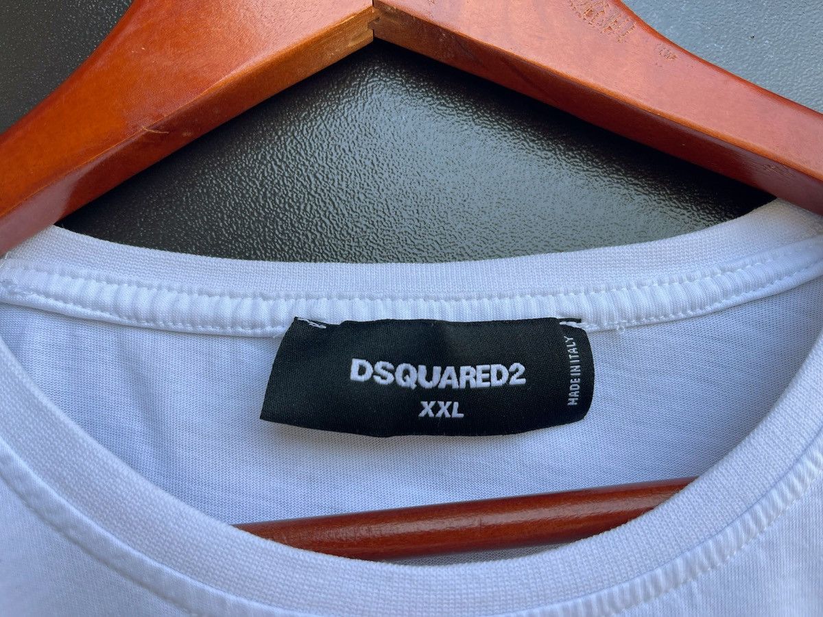 Dsquared2 × Vintage Dsquared2 tee t-shirt big logo Size US L / EU 52-54 / 3 - 4 Thumbnail