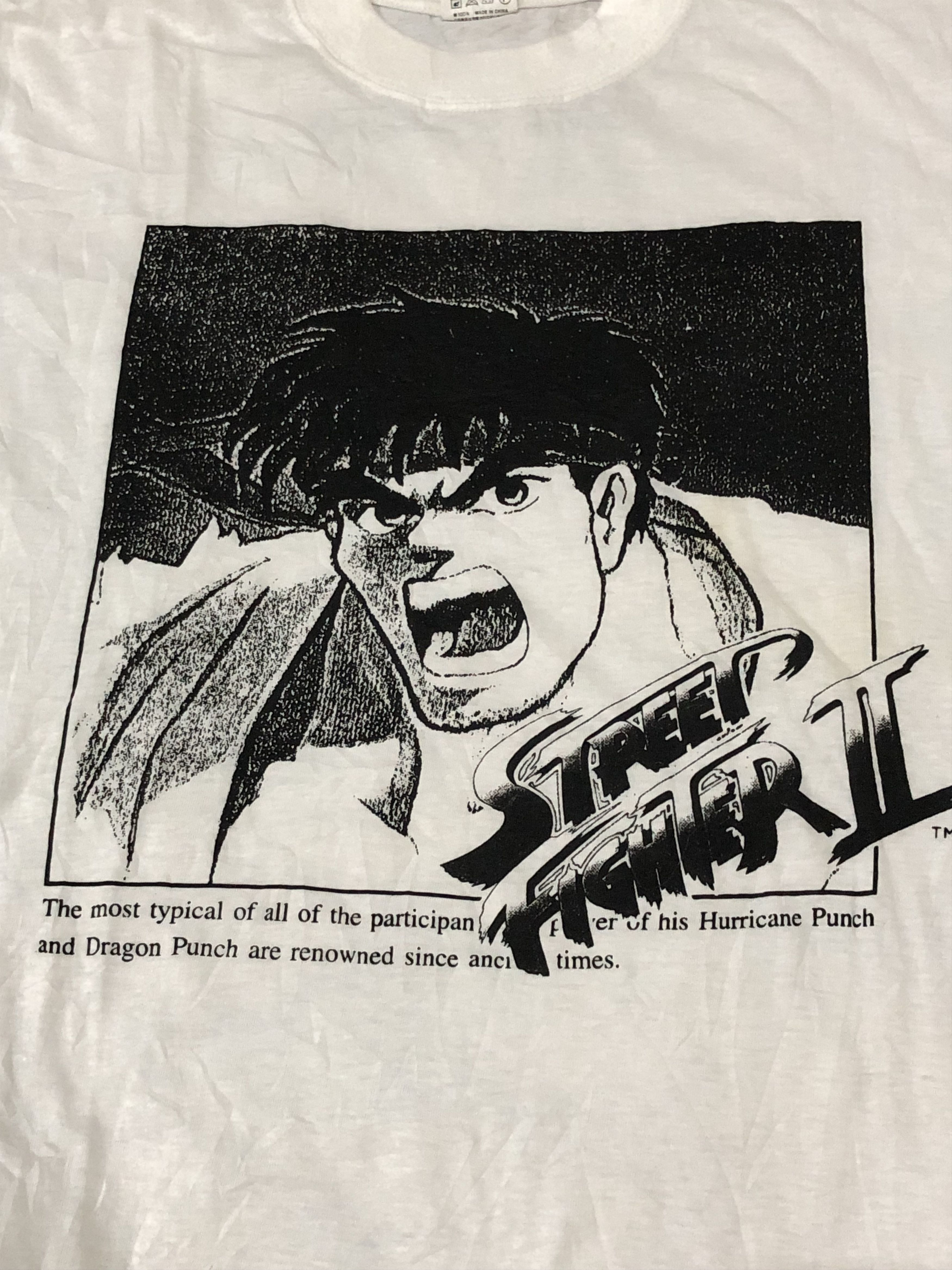 Cartoon Network × Street Fighter × Vintage Vintage 90s Street Fighter 2 Ryu Fictional Characters Size US L / EU 52-54 / 3 - 3 Thumbnail