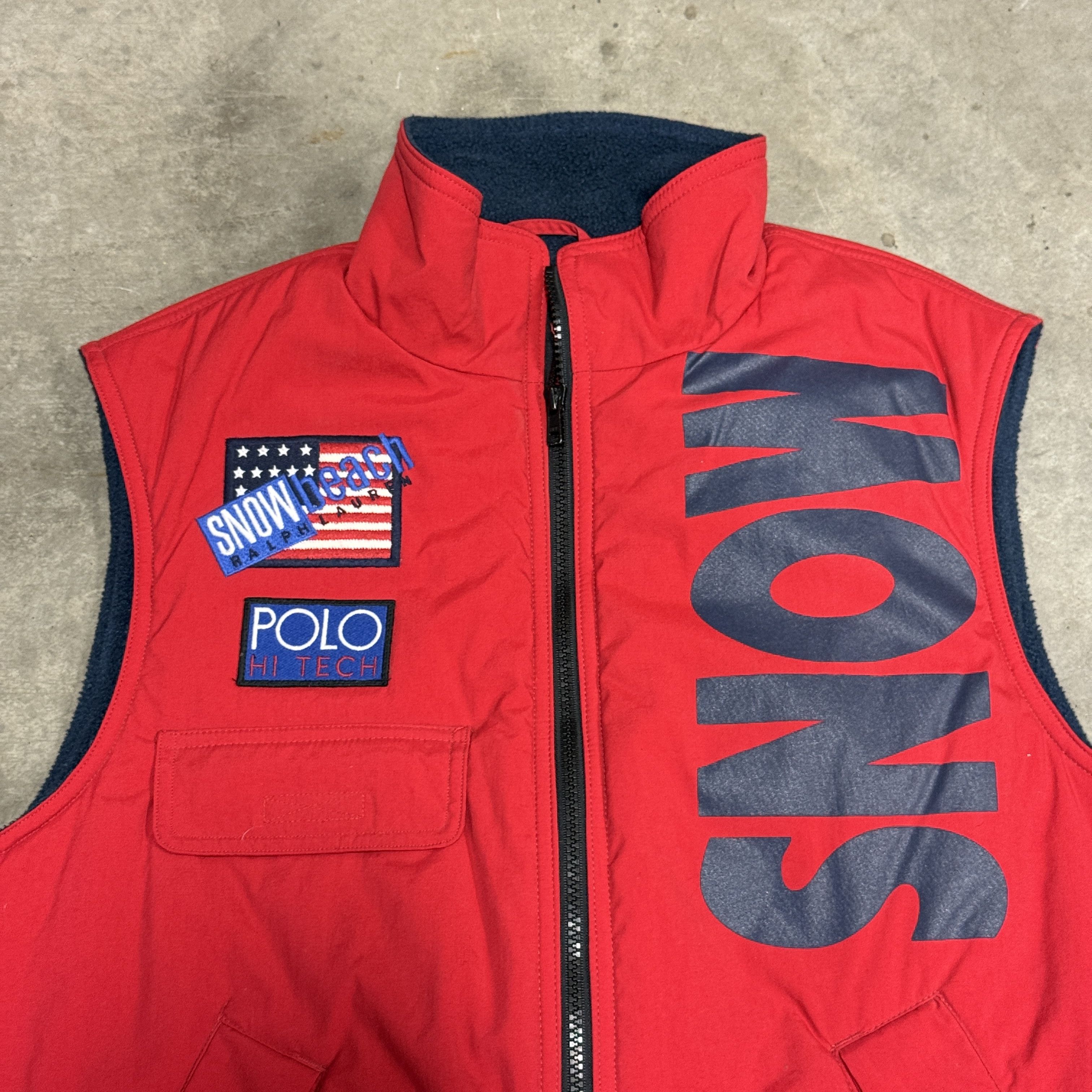 Polo Ralph Lauren Vintage Polo Ralph Lauren Snow Beach Graphic Vest Size M 1992 Stadium 90s Size US M / EU 48-50 / 2 - 2 Thumbnail