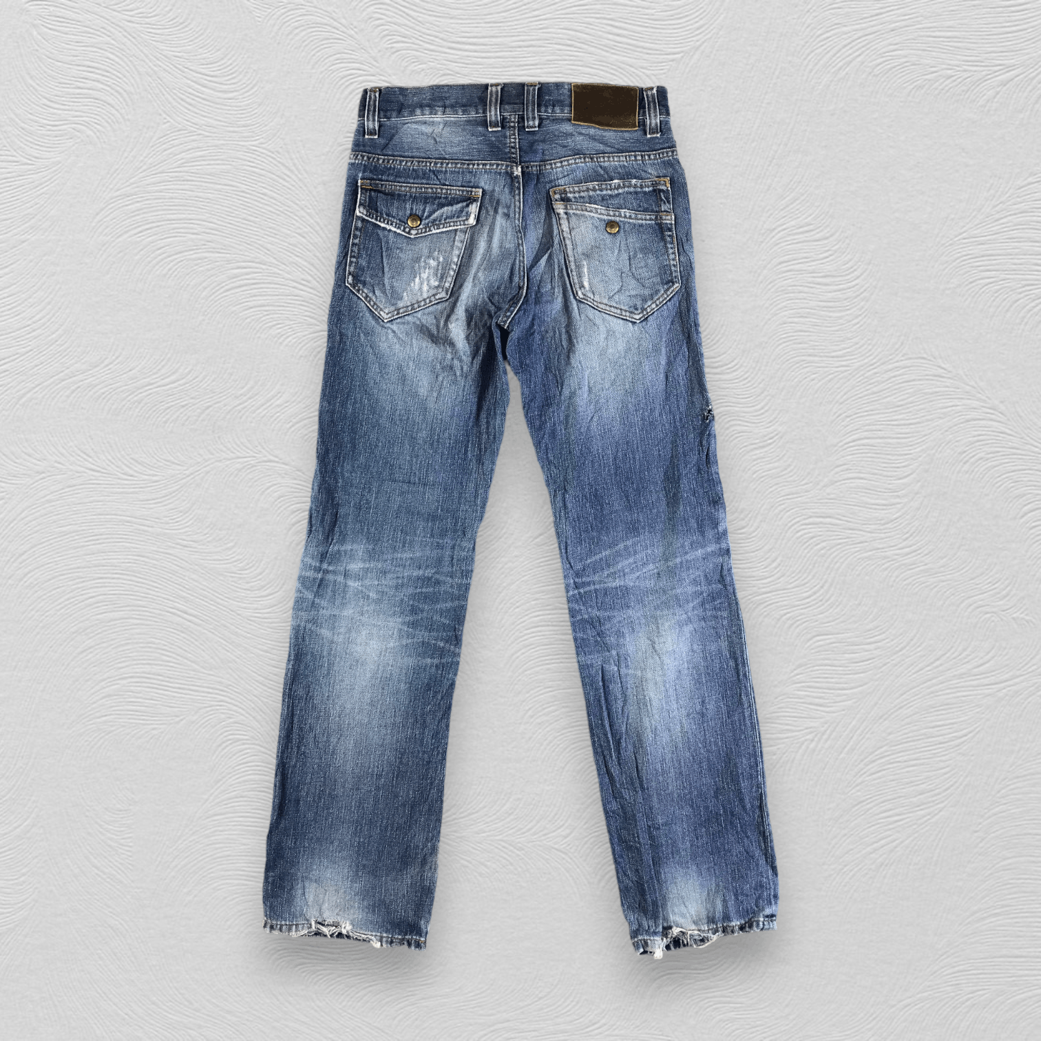 Tete Homme Tete Homme Jeans Distressed Denim KJ3027 Size US 30 / EU 46 - 2 Thumbnail