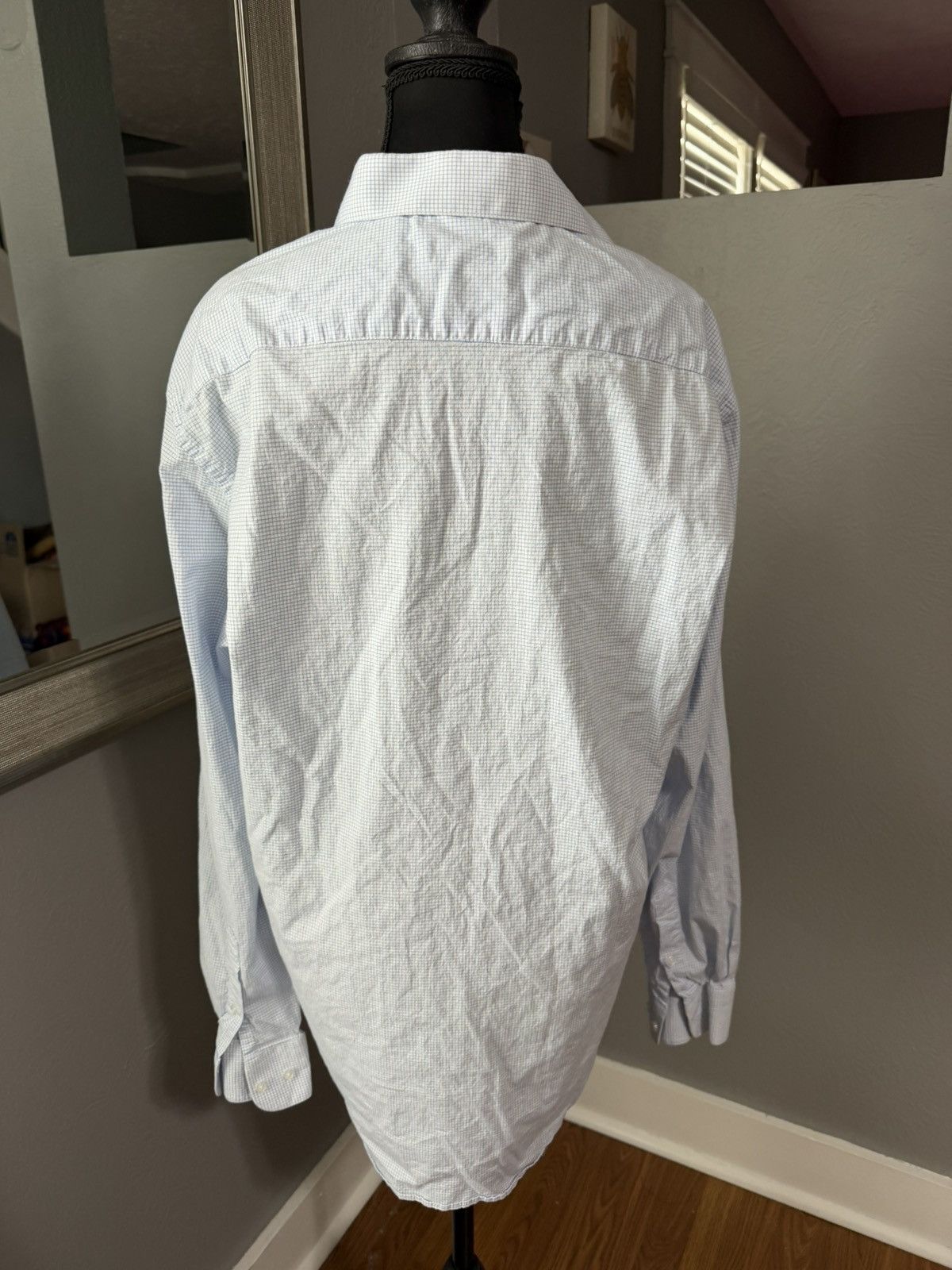 Bloomingdale's Bloomingdale’s Slim Fit Checkered Button Down Shirt XL Size US XL / EU 56 / 4 - 5 Thumbnail