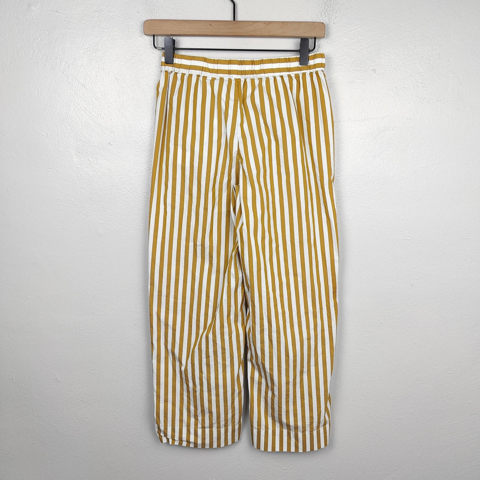 Other Ayr The Beach Club Pants Womens XS Striped Cotton Poplin Size 26" / US 2 / IT 38 - 4 Thumbnail