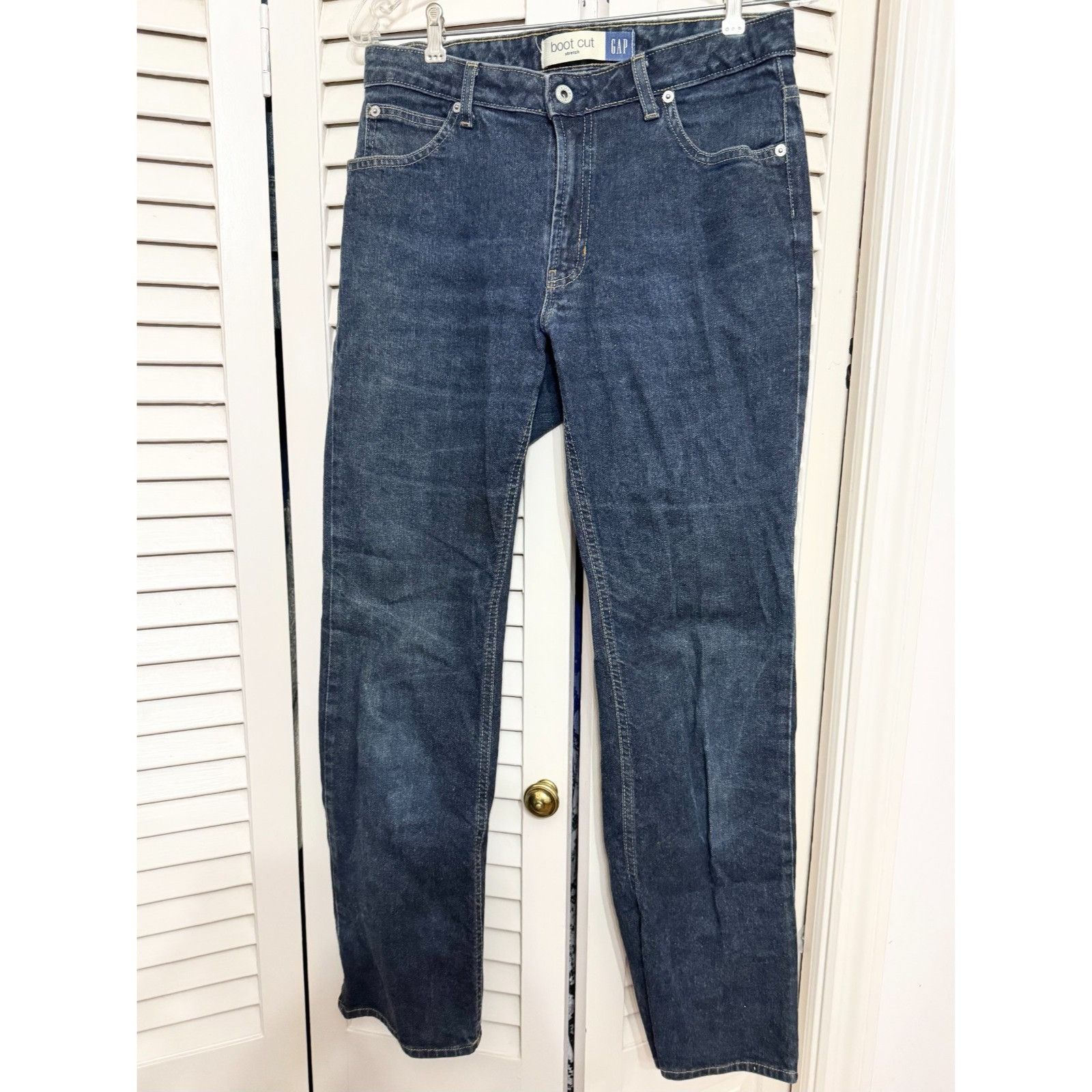 Gap Gap boot cut stretch denim jean size 8 Size 30" / US 8 / IT 44 - 1 Thumbnail