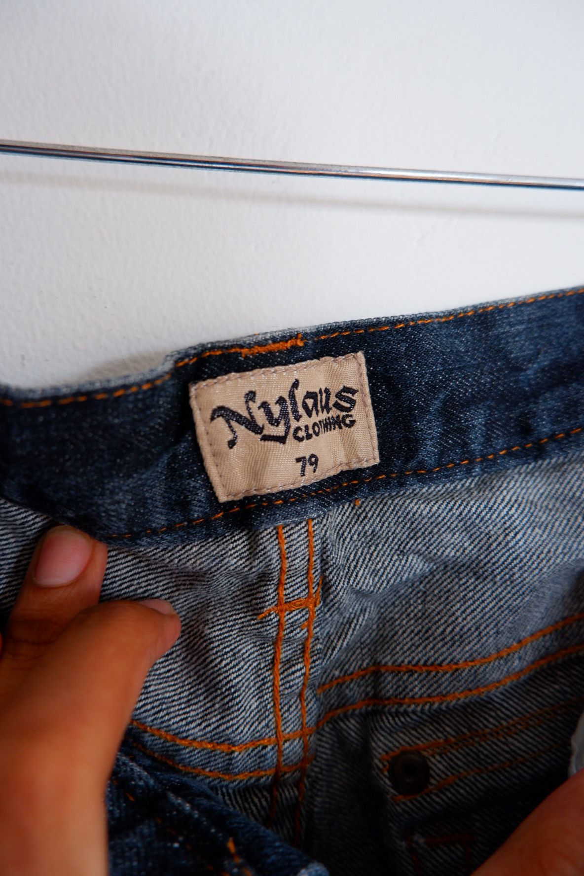 Tornado Mart Vintage Nylaus Flare Stud Jeans Size US 31 - 10 Thumbnail