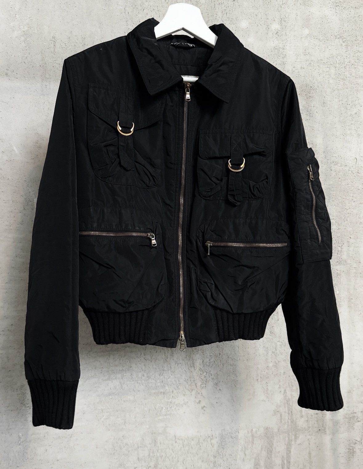 Alexander McQueen Alexander McQueen Multi-Pocket Utility Bomber Jacket 90’s Size M / US 6-8 / IT 42-44 - 3 Thumbnail