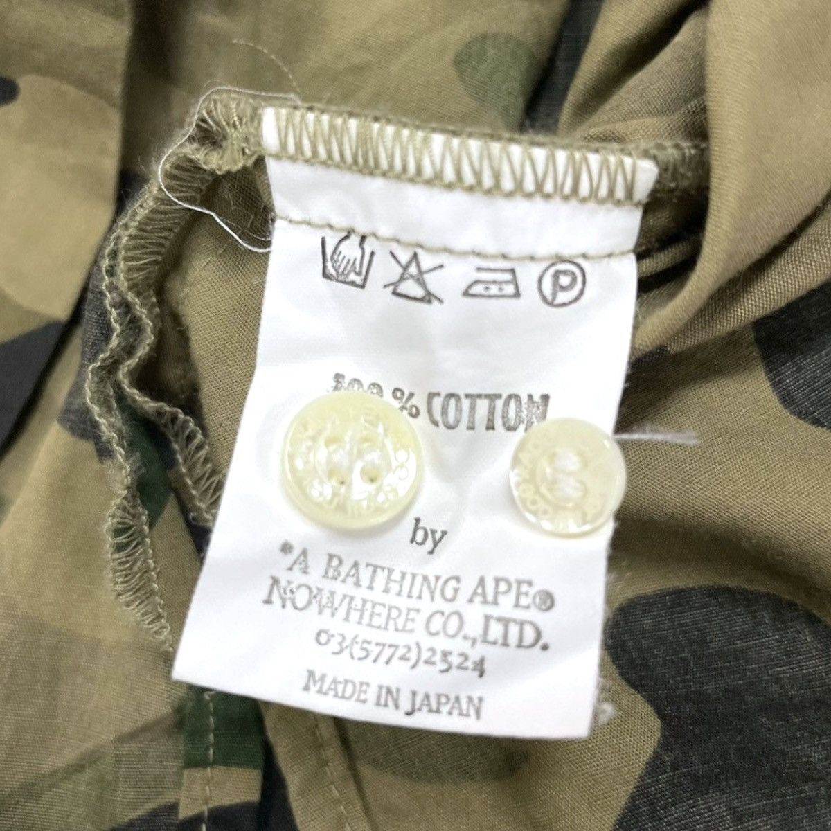Bape A Bathing Ape 1st Camo Button-up L/S Shirt Size US S / EU 44-46 / 1 - 14 Thumbnail