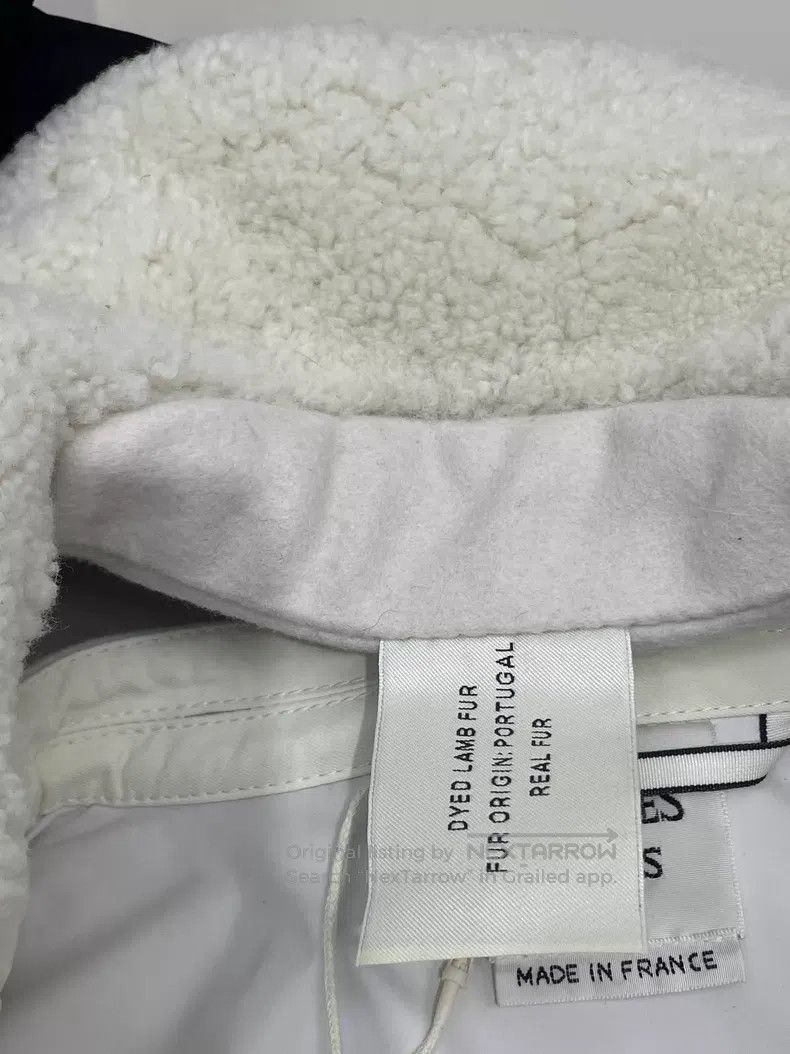 Hermes Hermes Lamb fur collar wool jacket. Size XS / US 0-2 / IT 36-38 - 9 Thumbnail