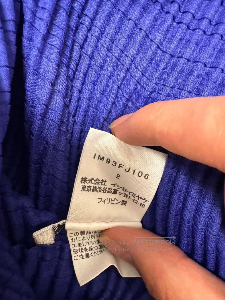 Issey Miyake Issey Miyake Blue Turtleneck T-Shirt Size M / US 6-8 / IT 42-44 - 3 Thumbnail