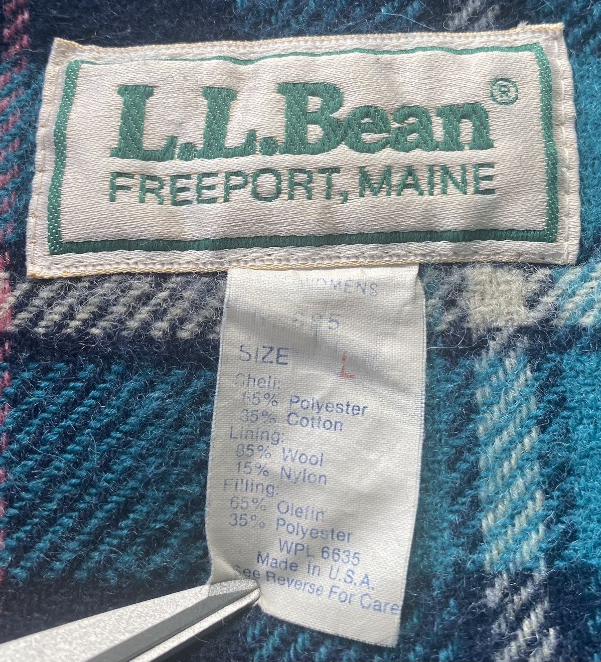 L.L. Bean Vintage 80’s LL Bean Wool Blend Flannel Lined Parka Jacket Size L / US 10 / IT 46 - 5 Thumbnail