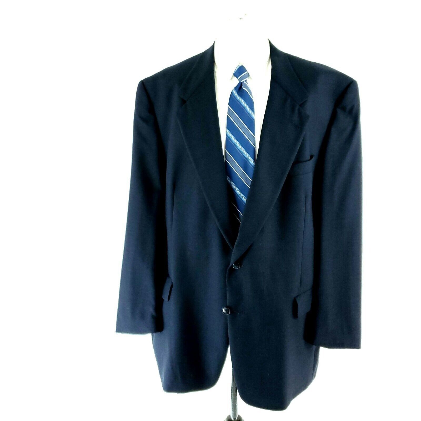 Hart Schaffner Marx Hart Schaffner Marx Soft Tailored Virgin Heavy Wool 2 Button Size 48L - 3 Thumbnail