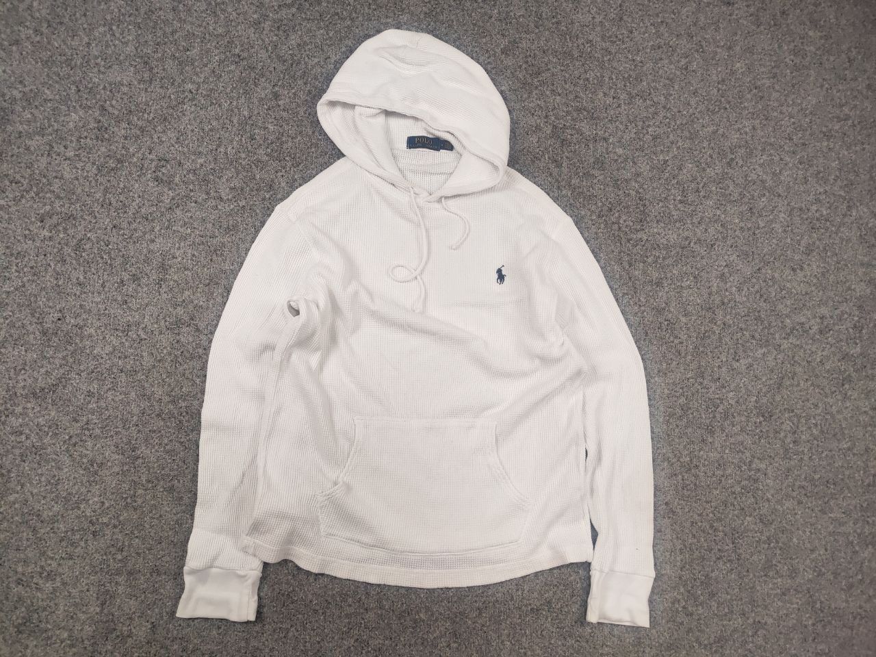 Polo Ralph Lauren Polo Ralph Lauren Vintage waffle White fabric Hoodie Size US S / EU 44-46 / 1 - 8 Thumbnail