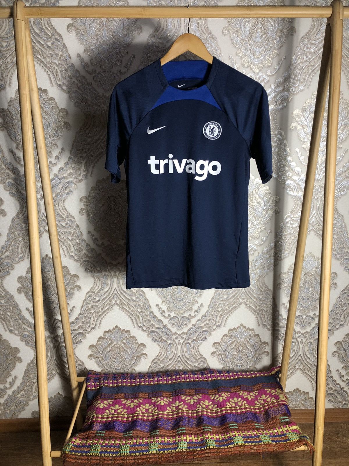 Nike × Vintage VERY RARE NIKE FC CHELSEA ENGLAND SOCCER JERSEY BLOKECORE Size US M / EU 48-50 / 2 - 1 Thumbnail